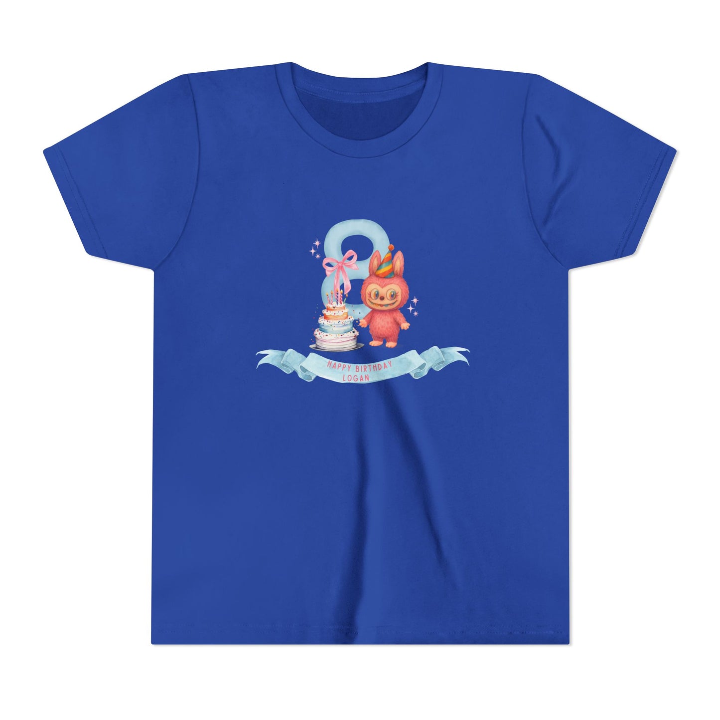 Labubu Birthday Youth Tee - Personalizable - Whippie's