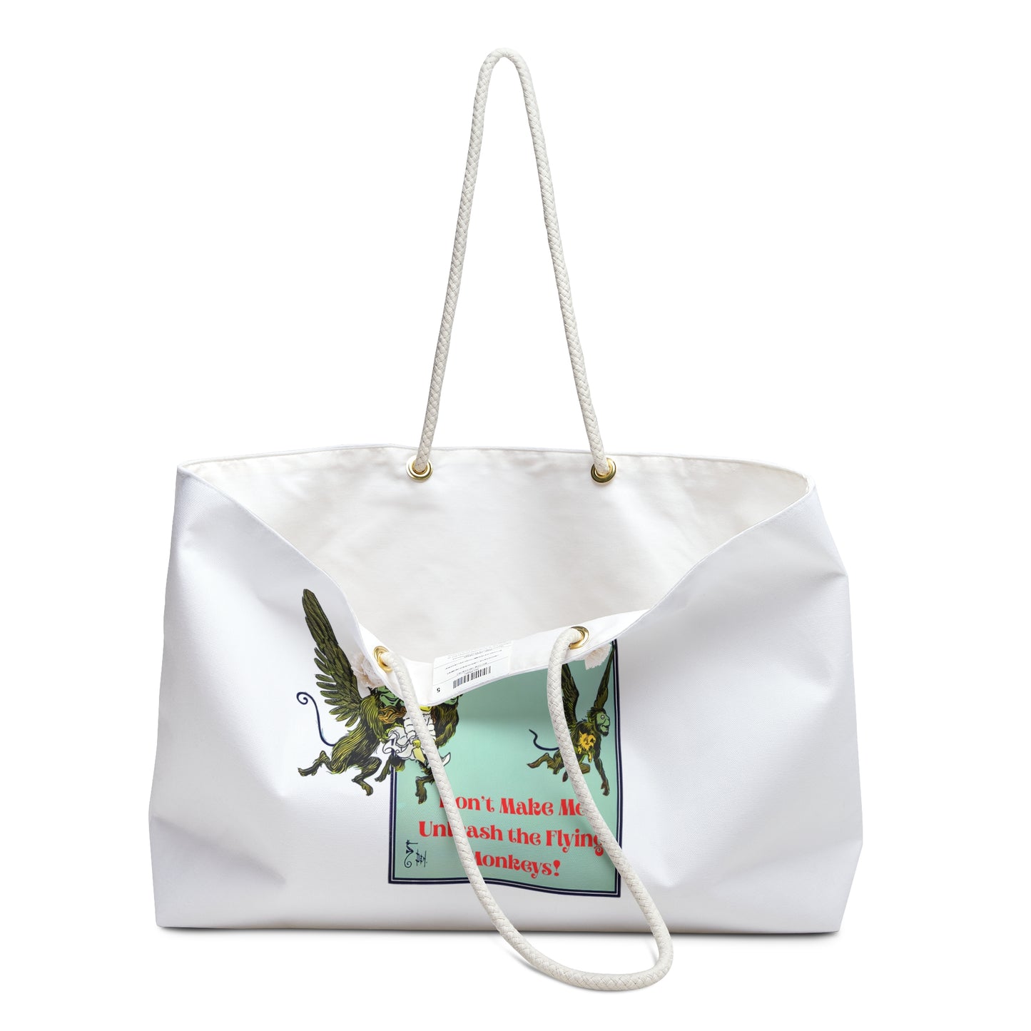 Wizard of Oz Don't Make Me Unleash the Flying Monkeys - Weekender Bag - Whippie's