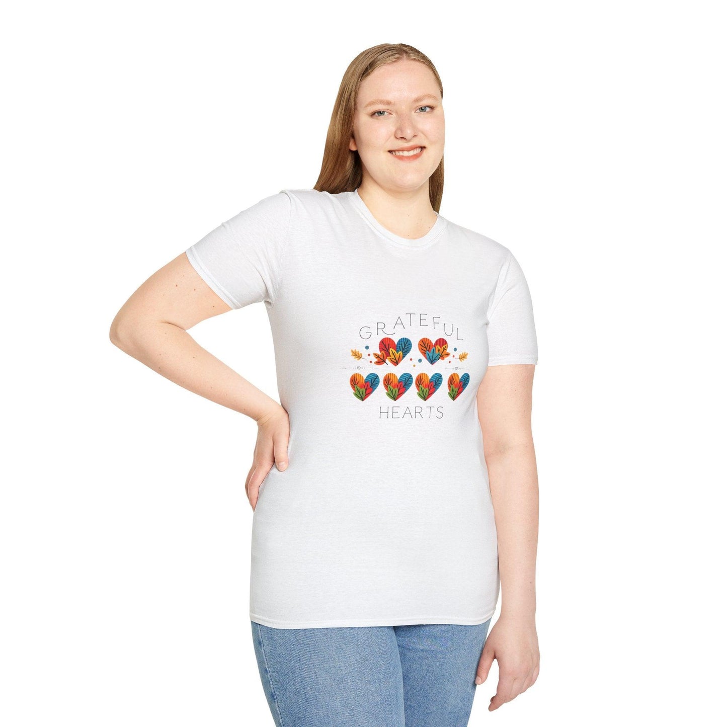 Grateful Hearts - A Family Affair ๐งก๐โค๏ธ - Six Hearts - Unisex T-Shirt - Whippie's