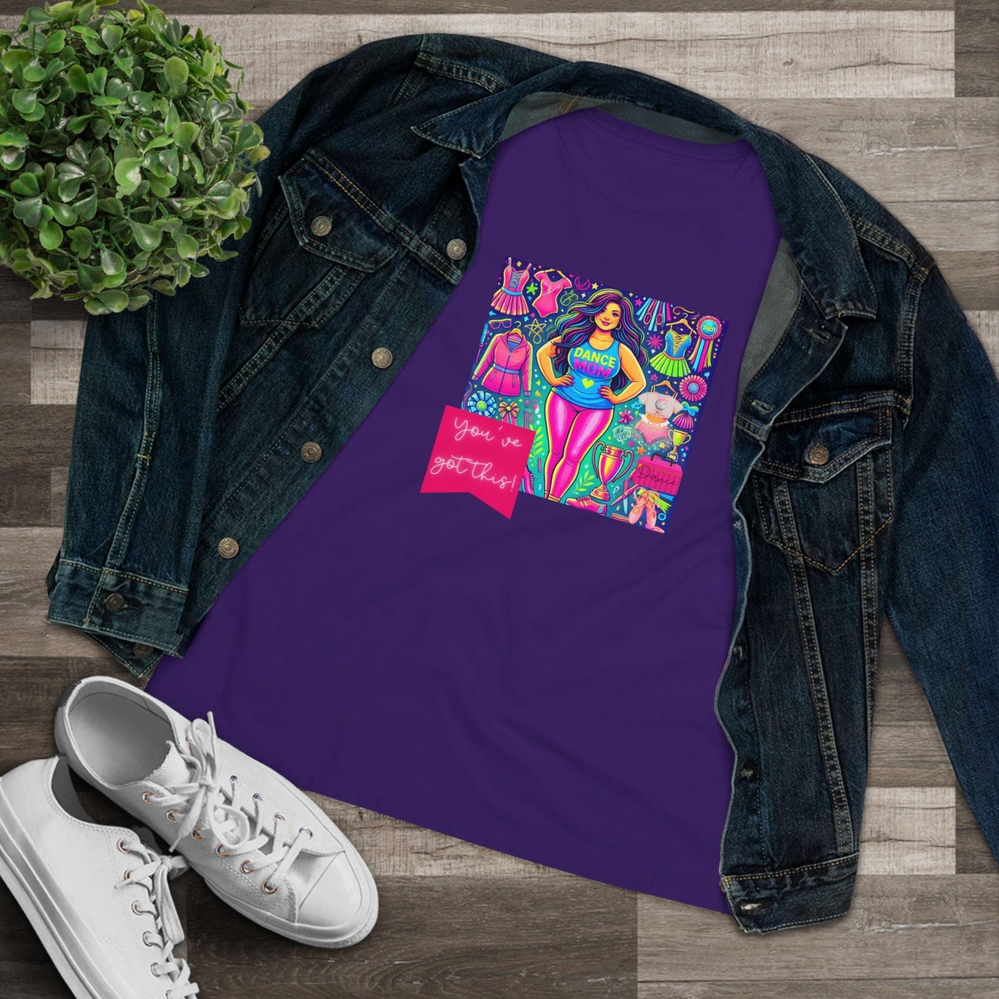 You've Got This! Dance Mom (Curvy Mom) - A Spark ling Performance ⭐️- Women's Softstyle Tee - Whippie's