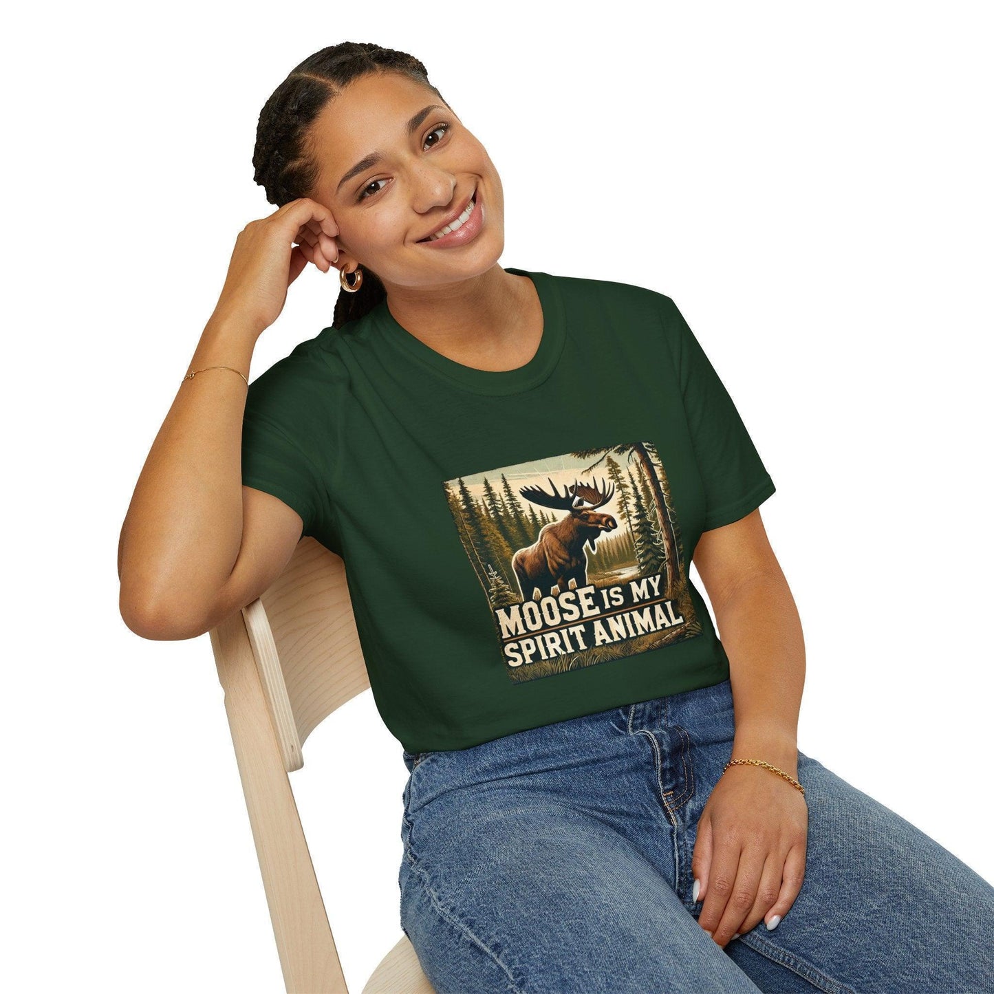 Moose is my Spirit Animal - Unisex T-Shirt - Whippie's