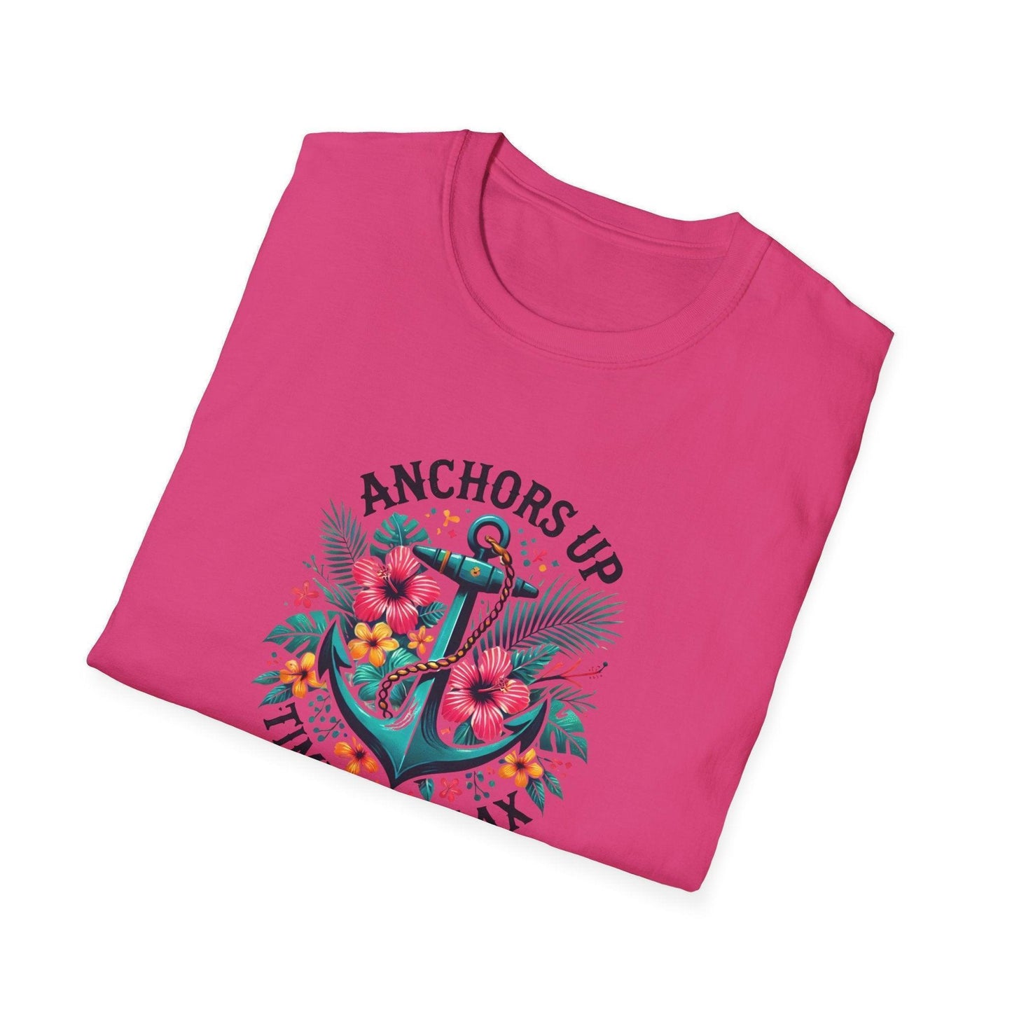 Anchors Up - Time to Relax - Unisex Tee! ๐บโ๏ธ - Whippie's