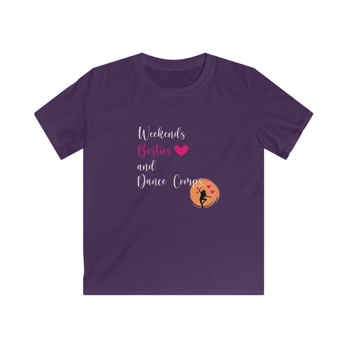 Weekends, Besties, & Dance Comps Youth Tee - 👯♀️💖 Dance Friends Make the Best Friends! 💖👯♀️ - Whippie's
