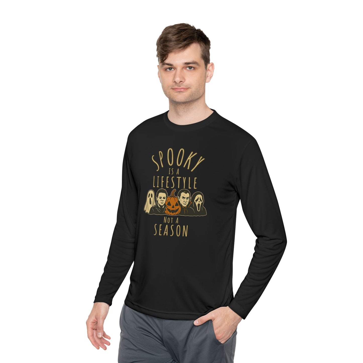 Spooky Is A Lifestyle: Classic Horror Icons Unisex Long Sleeve Tee - Whippie's
