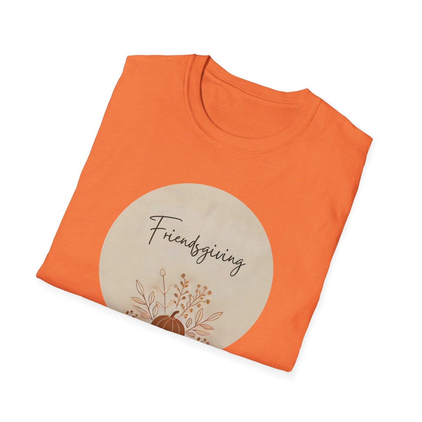 Friendsgiving Vibes - Gather & Give Thanks! 🍂🍁 - Unisex T-Shirt - Whippie's