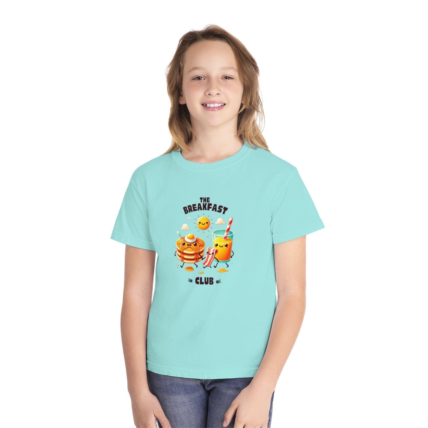 🥞 Breakfast Club 🍳 Youth Midweight Tee ☀️ Rise and shine, breakfast time! - Whippie's