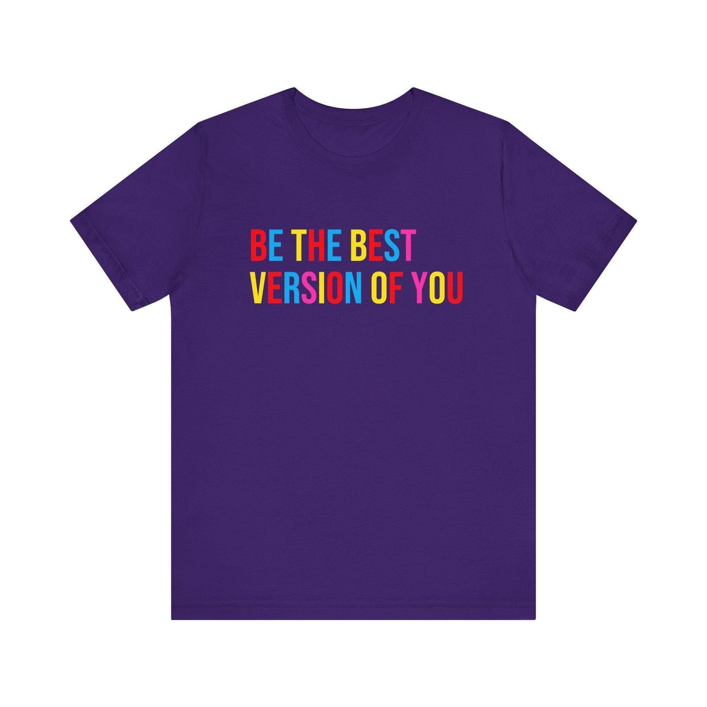 ✨ BE THE BEST VERSION OF YOU ✨ Unisex Jersey Tee 🌈 - Whippie's