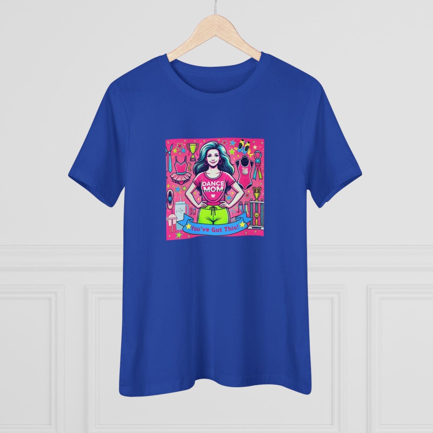 Dance Mom Magic (Brunette Mom) - A Colorful Celebration 🌈 - Women's Softstyle Tee - Whippie's