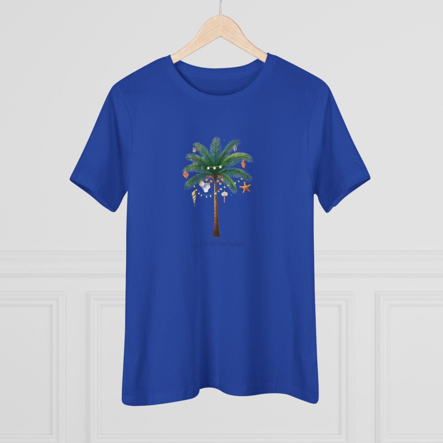 🌴 Jingle Shells & Palm Tree Bells 🐚 Women's Tee ☀️ - Whippie's