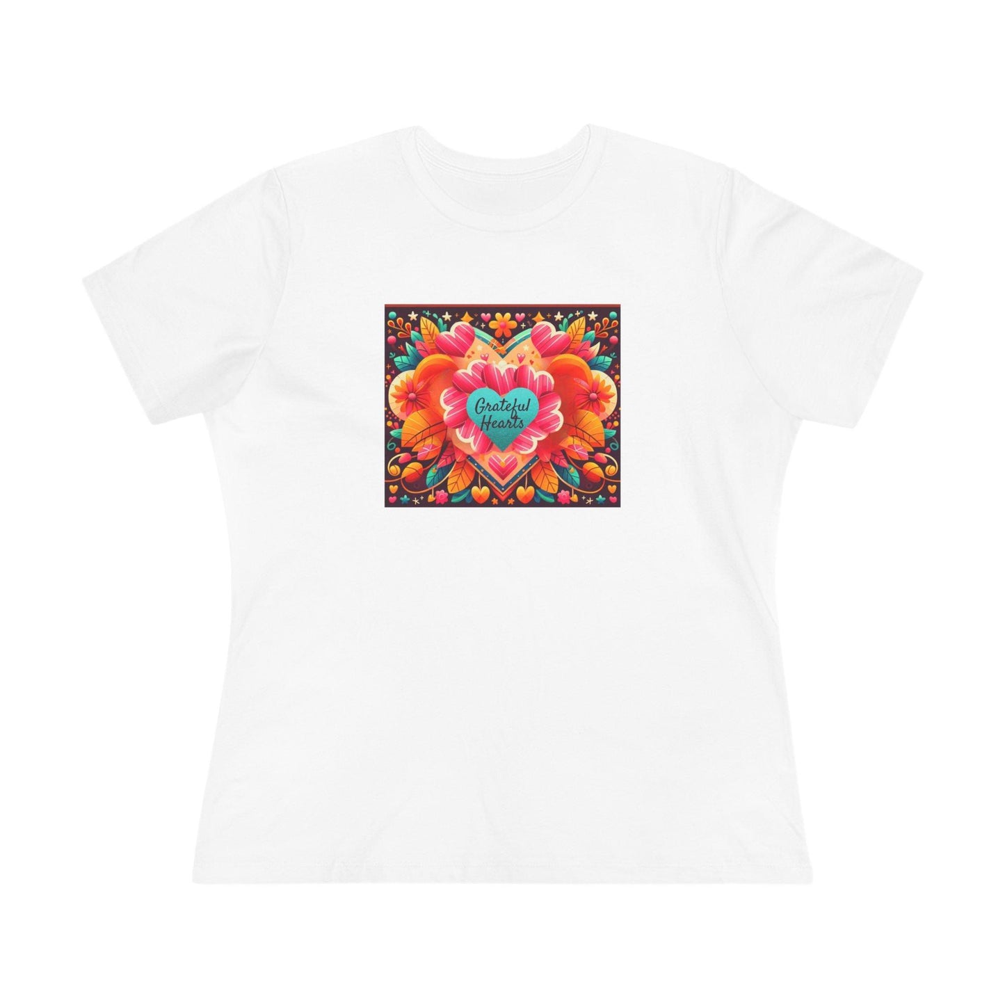 Grateful Hearts - A Celebration of Love and Gratitude 🧡💛❤️ - Women's Softstyle Tee - Whippie's