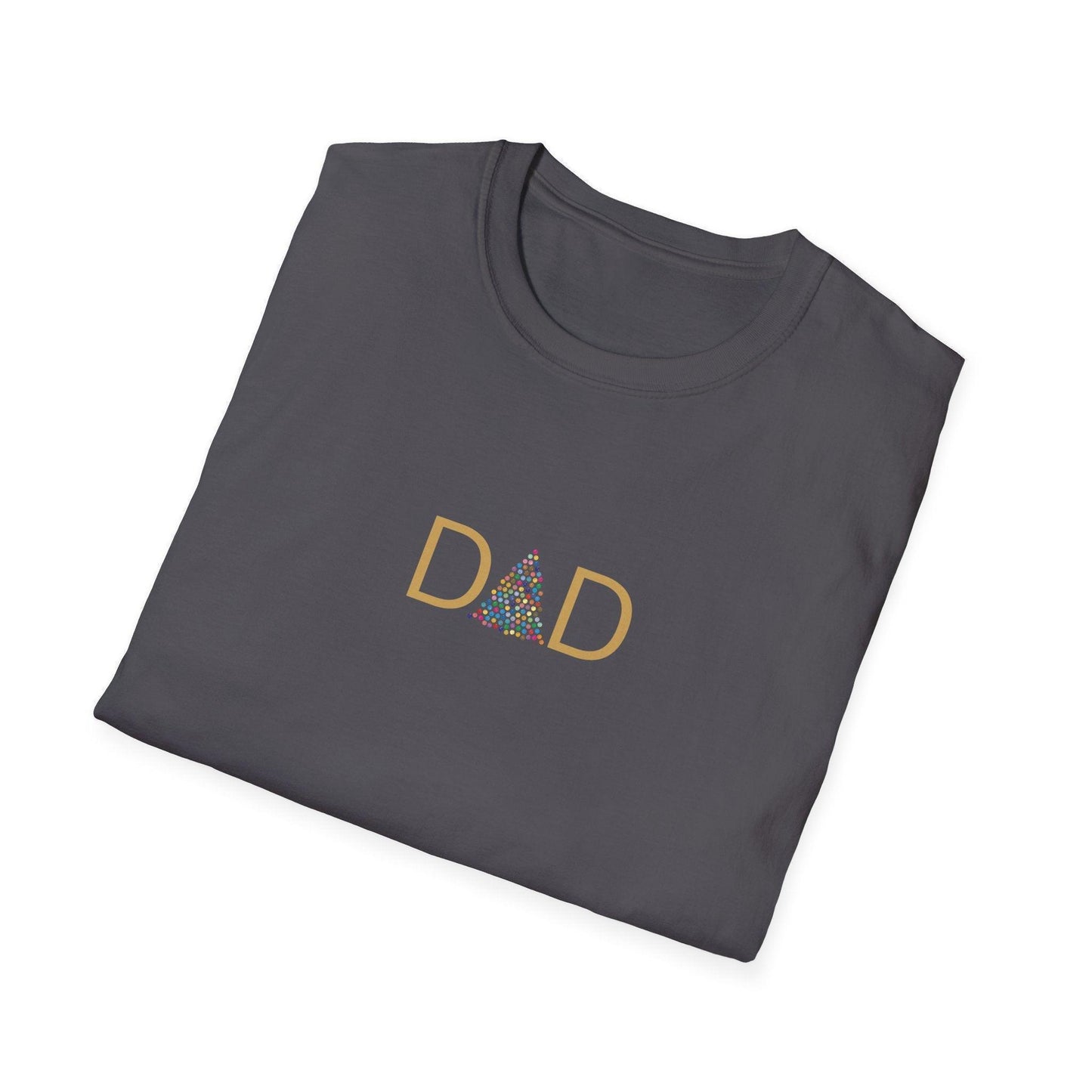 DAD 🎄 - Golden Christmas Dad! ✨🎁- Mens Softstyle T-shirt - Whippie's