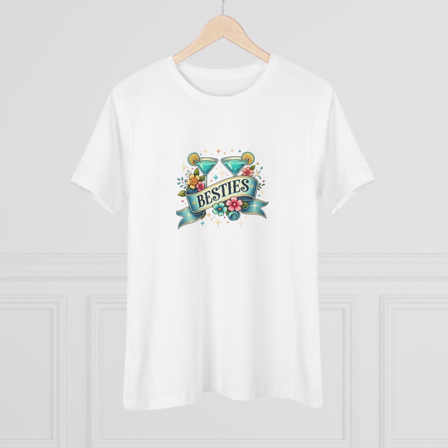 Besties - Two Cocktails - Women's Softstyle Tee - Whippie's