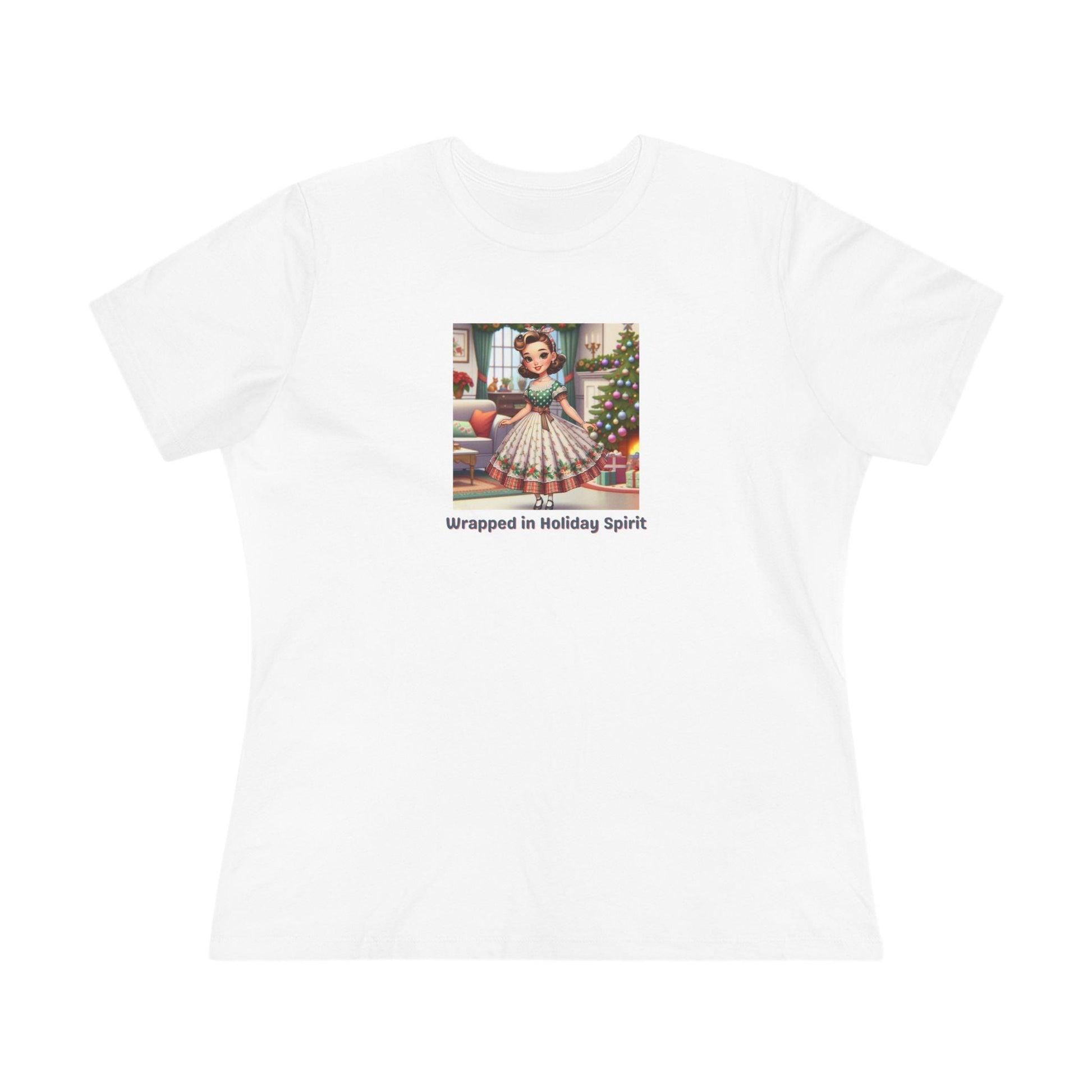 Wrapped in Holiday Spirit - Women's Softstyle Tee - Whippie's