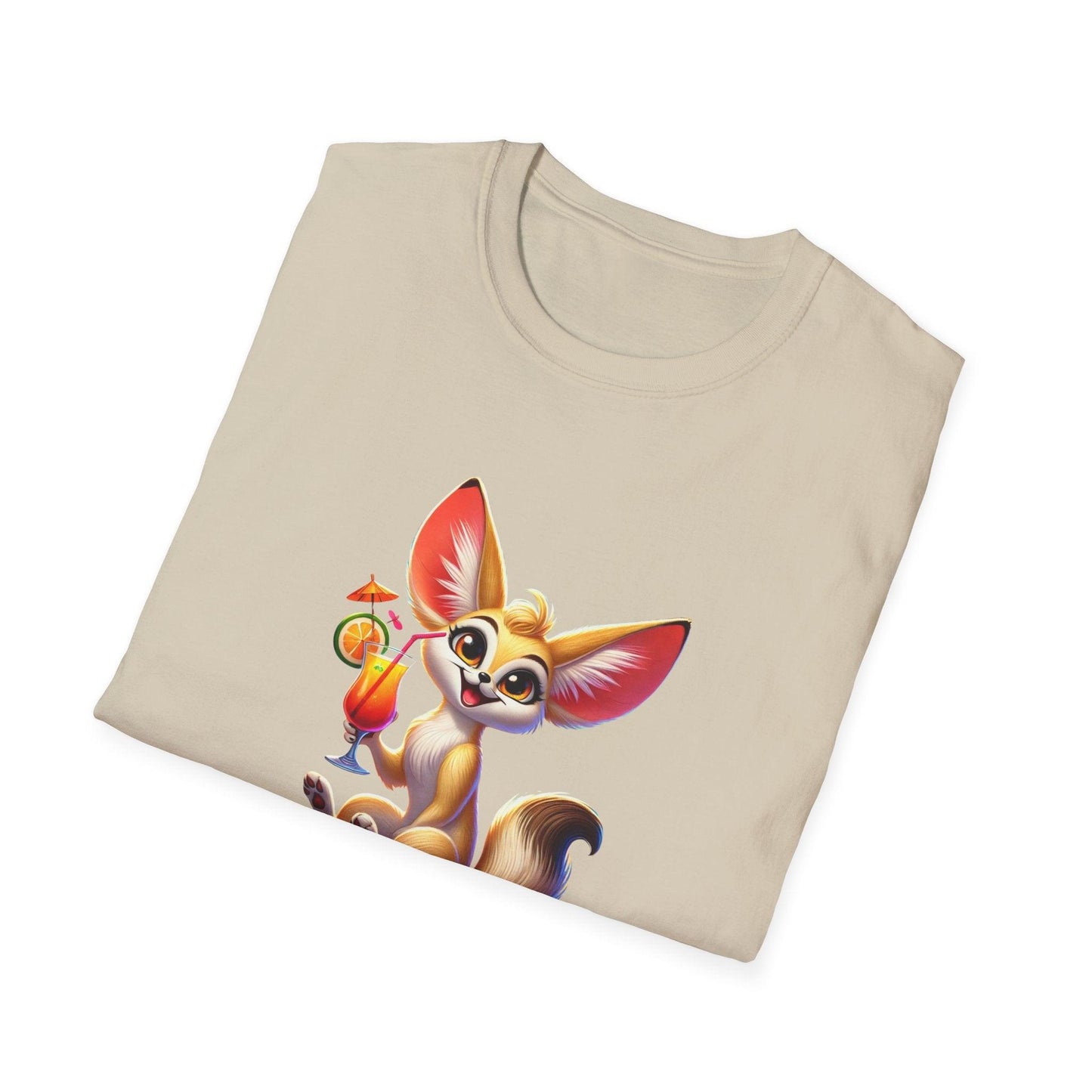 Fennec Fox Cocktail - Cheers to Good Times and Smiles! š¦šø Unisex T-shirt - Whippie's