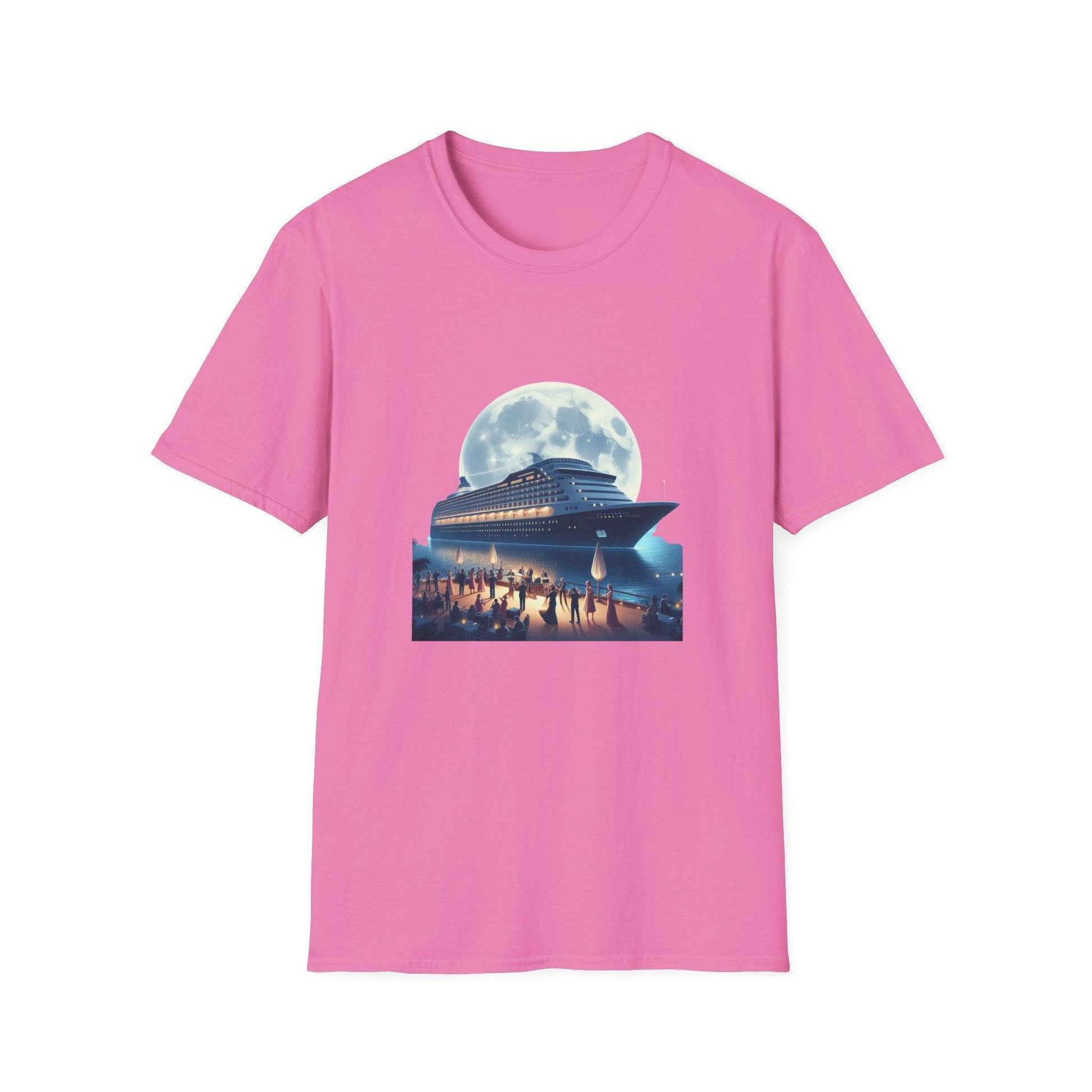 Moonlight Cruise Party ๐ณ๏ธ Unisex T-Shirt - Dance the Night Away! ๐ - Whippie's