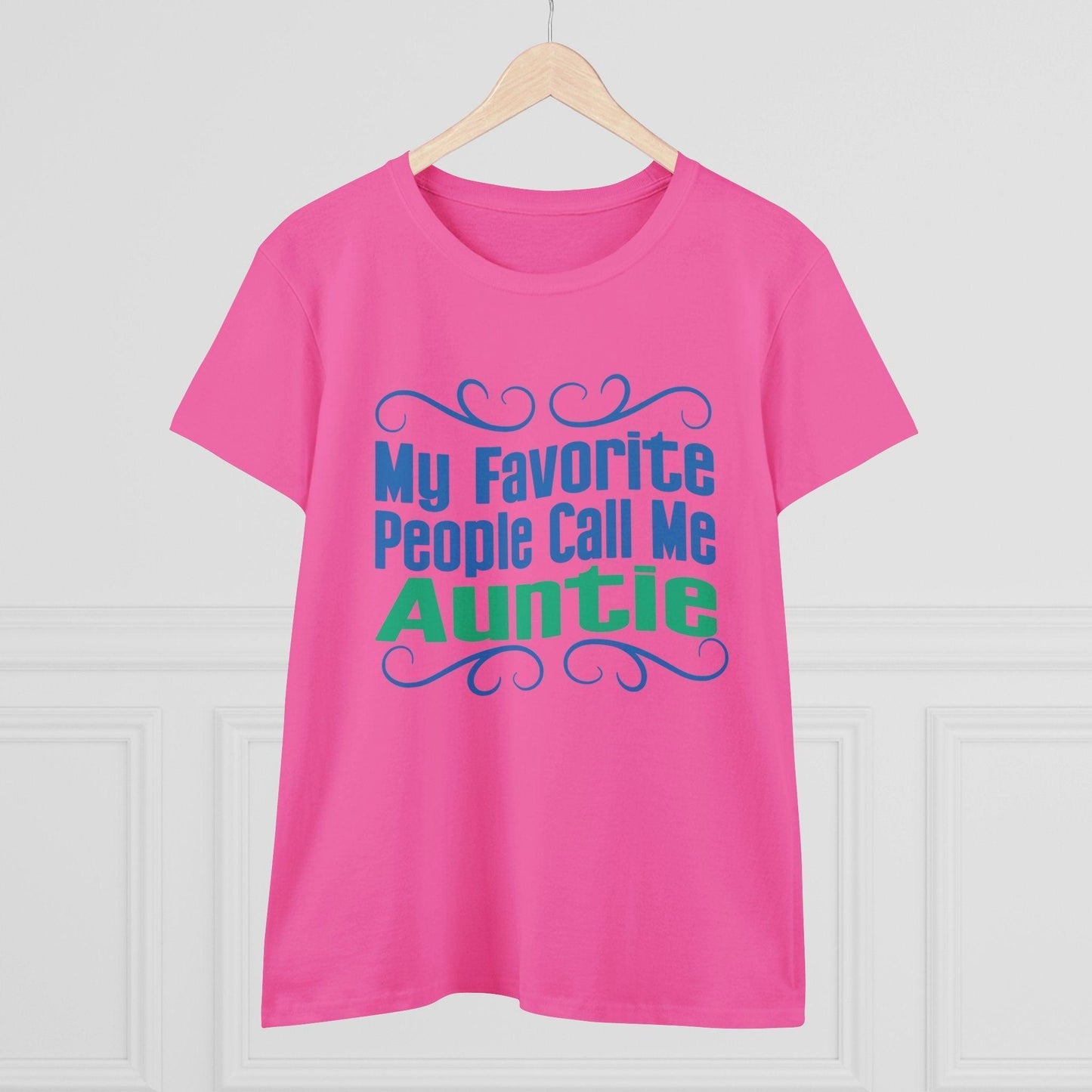 👩👧 My Favorite People Call Me AUNTIE 💖 Women's Tee ✨ The best aunties get promoted to favorite! - Whippie's