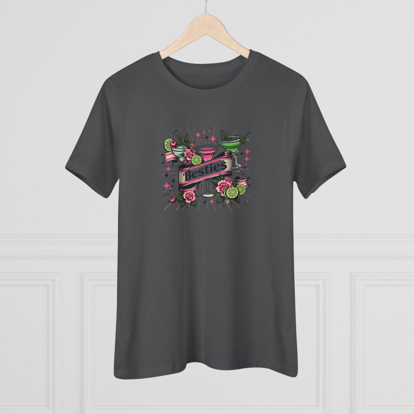 Besties - Three Cocktails - Women's Softstyle Tee - Whippie's