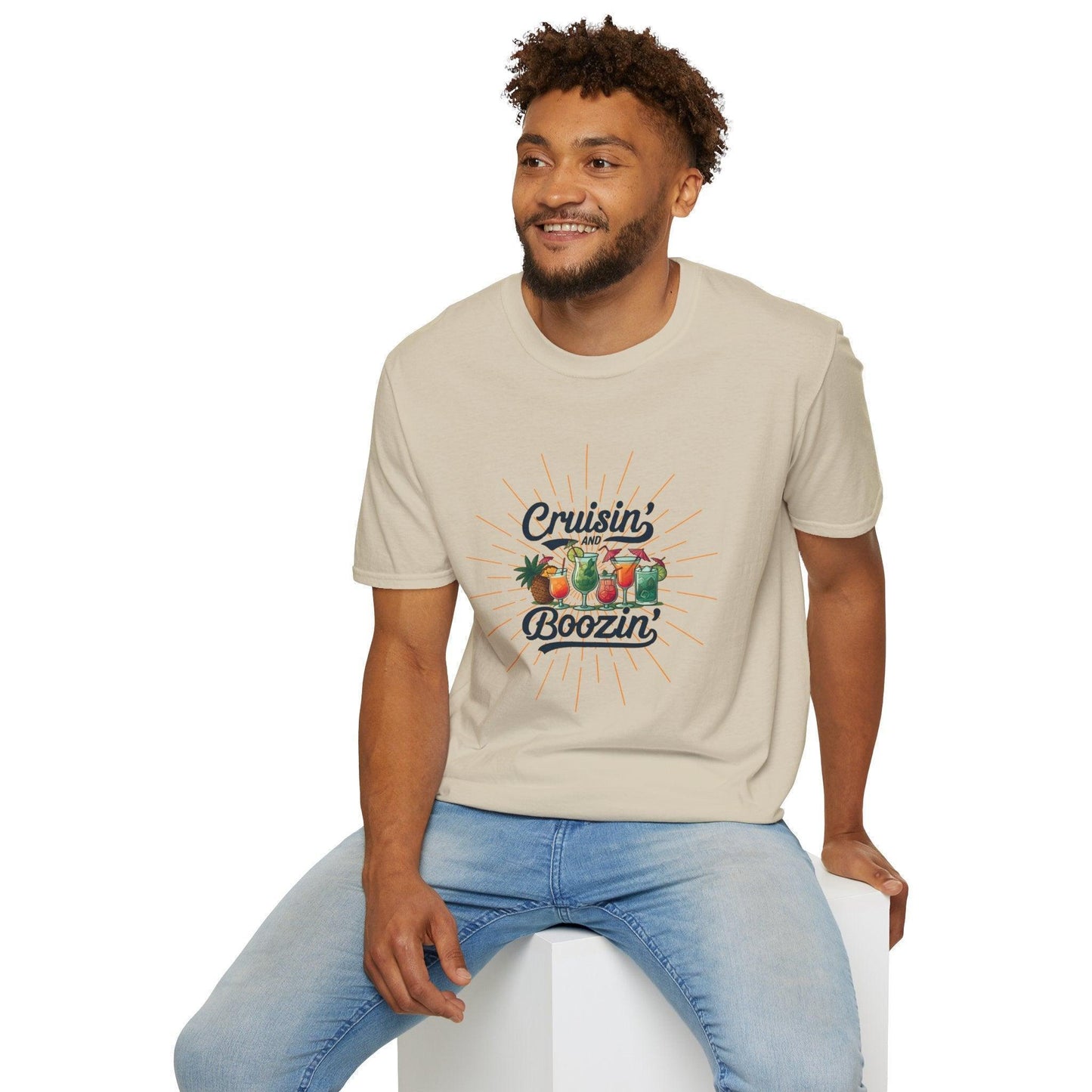 Cruisin' and Boozin Unisex Tee ๐ณ๏ธ๐น - Whippie's