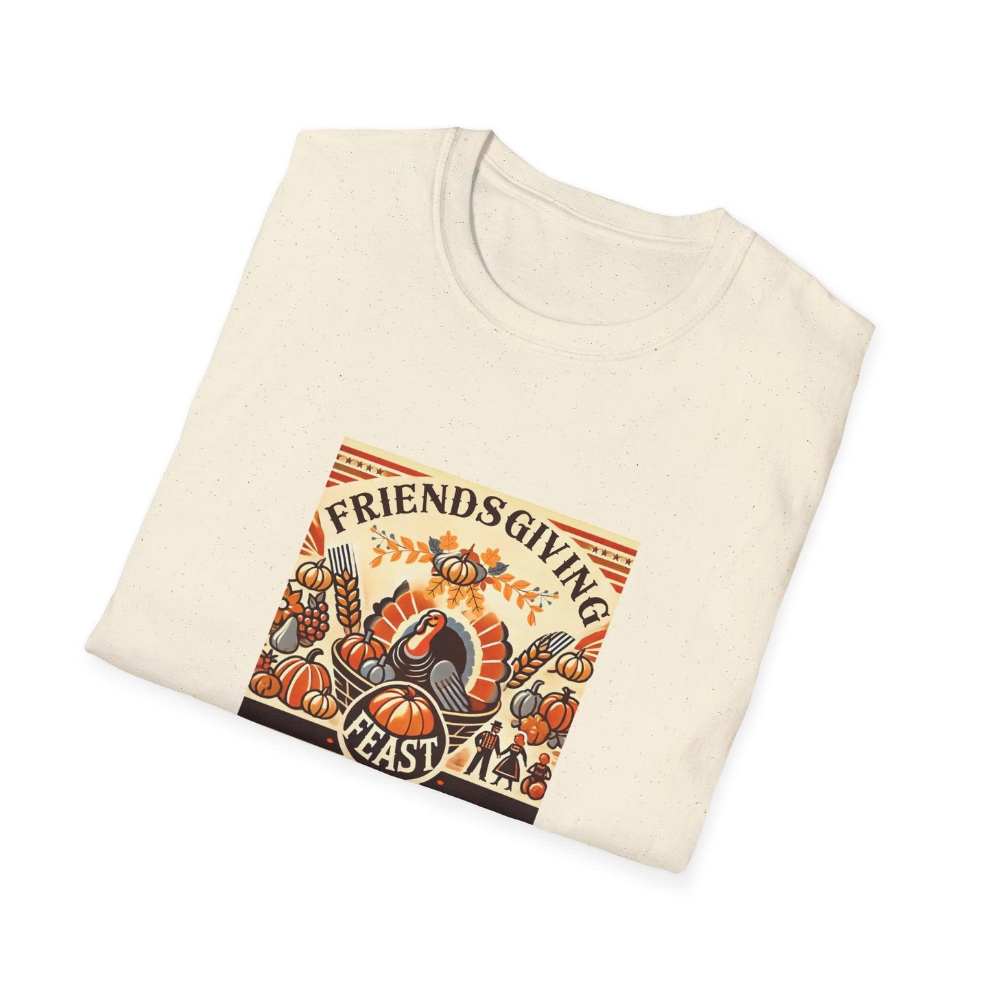 Friendsgiving Feast - A Harvest of Gratitude 🍂🦃 - Unisex T-Shirt - Whippie's
