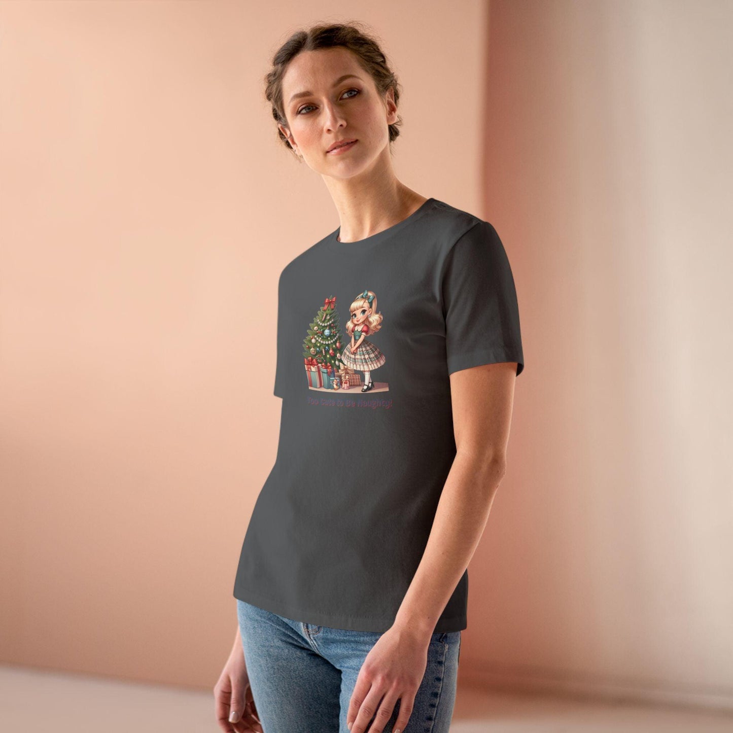 Too Cute to be Naughty - Women's Softstyle Tee - Whippie's