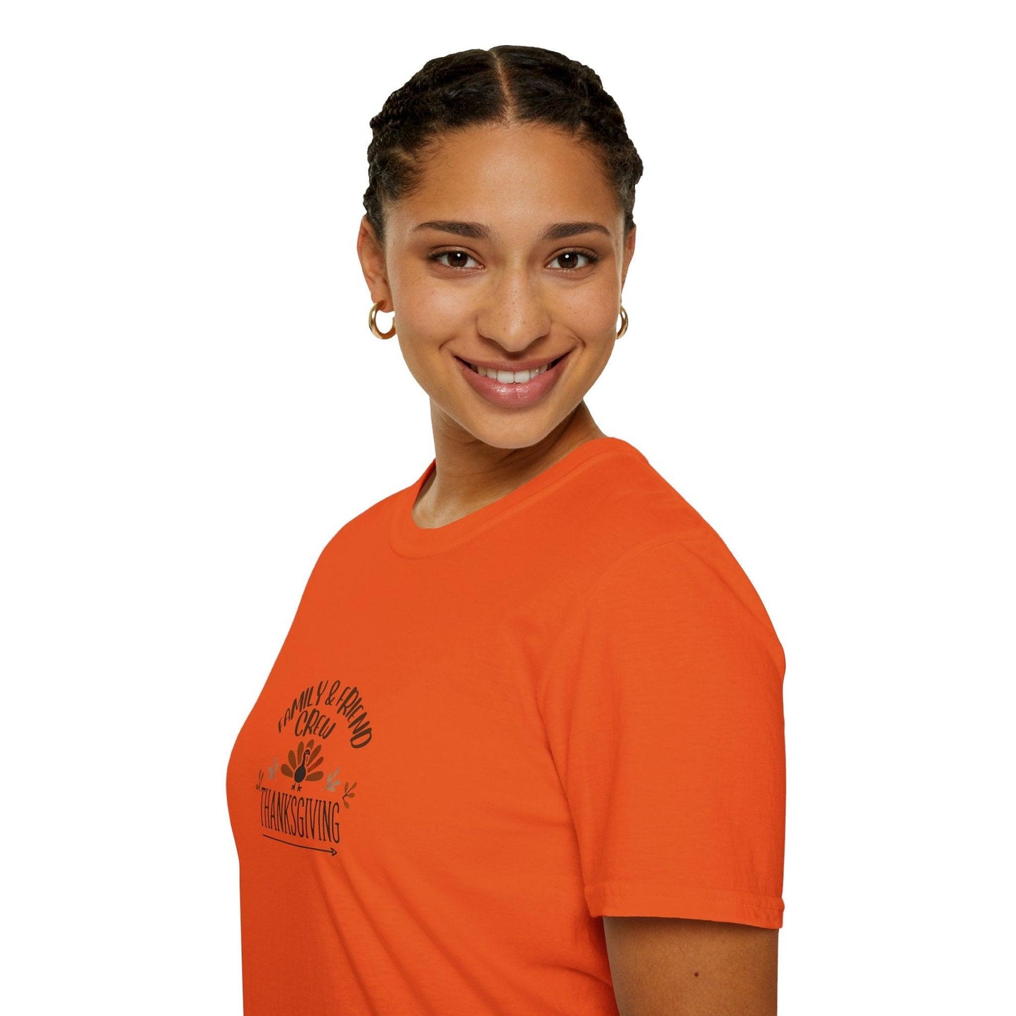 Thanksgiving Family & Friends Crew - Gobble 'Til You Wobble with Your Favorite Crew! 🦃🍁 Unisex T-Shirt - Whippie's