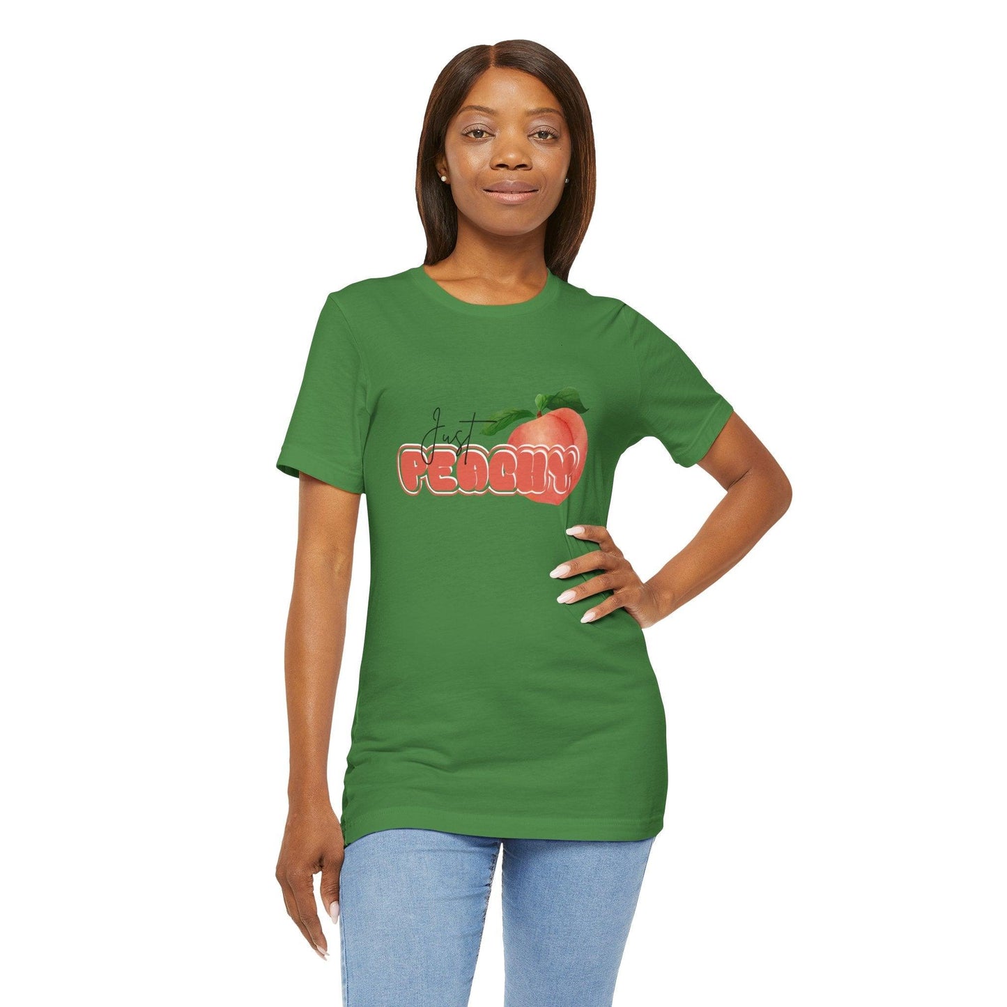 Just Peachy Unisex Jersey Tee - 🍑 Embrace the Sweetness of Life! 🍑 - Whippie's