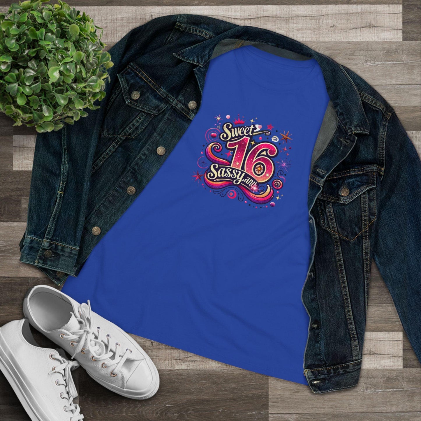 Sweet, Sassy, and 16 - Celebrate in Style! 🎉 - Women's Softstyle Tee - Whippie's