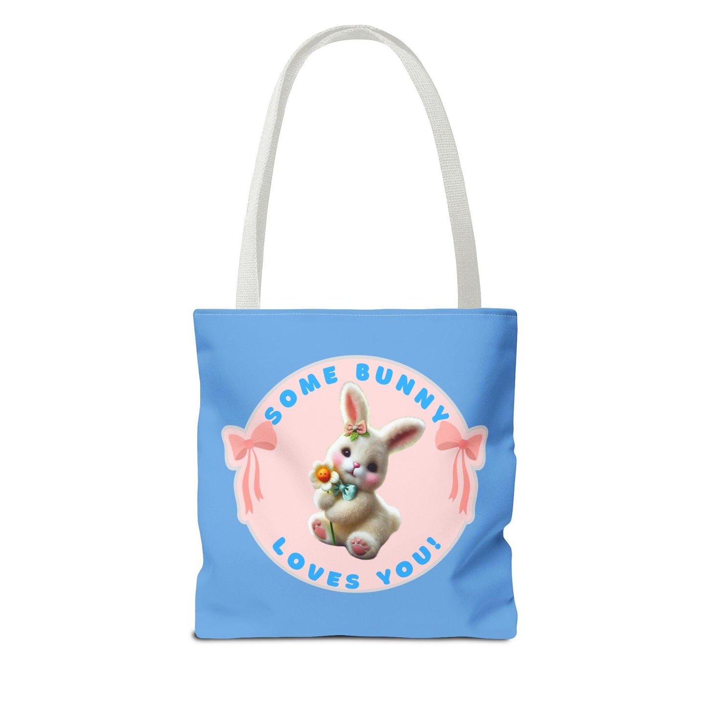 Some Bunny Loves You Easter Tote Bag - Hop into Easter with Adorable Style! 🐰💖 - Whippie's