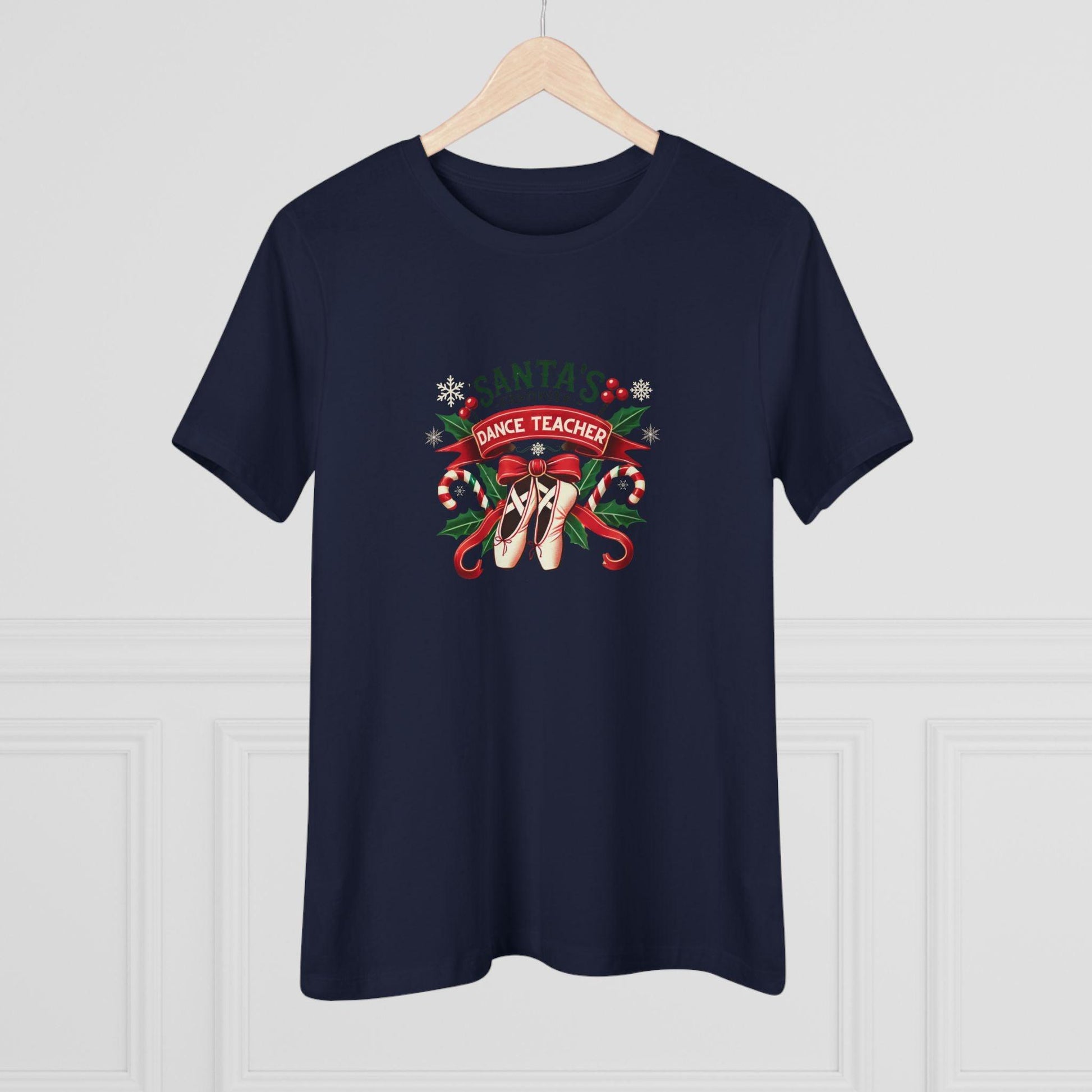 Santa's Favorite Dance Teacher Women's Softstyle Tee - Whippie's