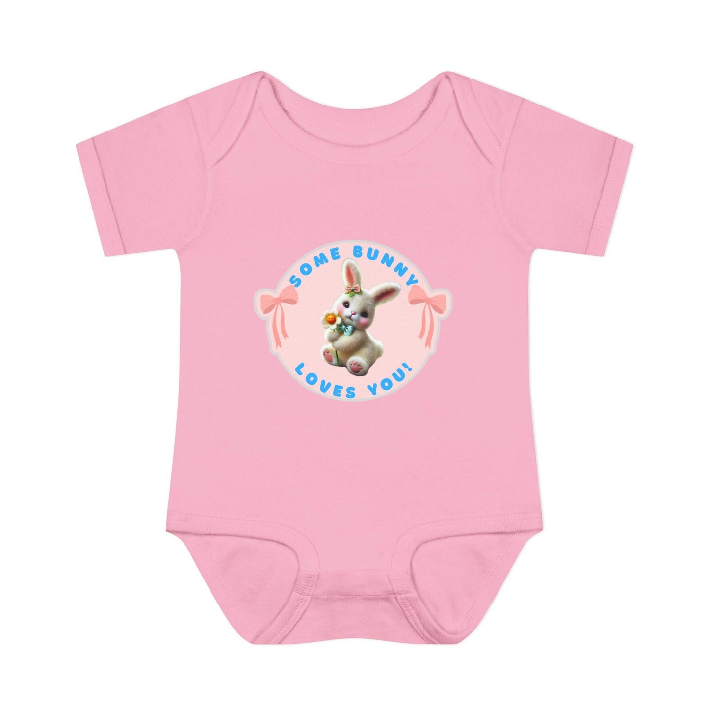 Some Bunny Loves You Baby Onesie - Hop into Easter with Adorable Style! 🐰💖 - Whippie's