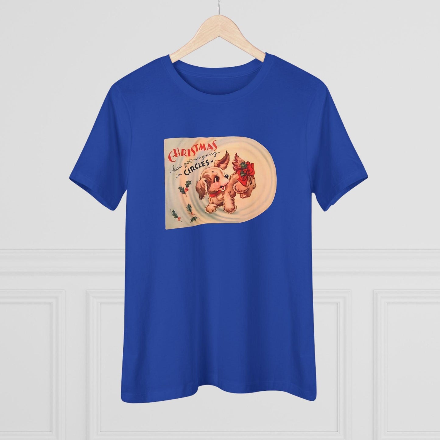 Christmas Has Me Going in Circles - Women's Softstyle Tee - Whippie's