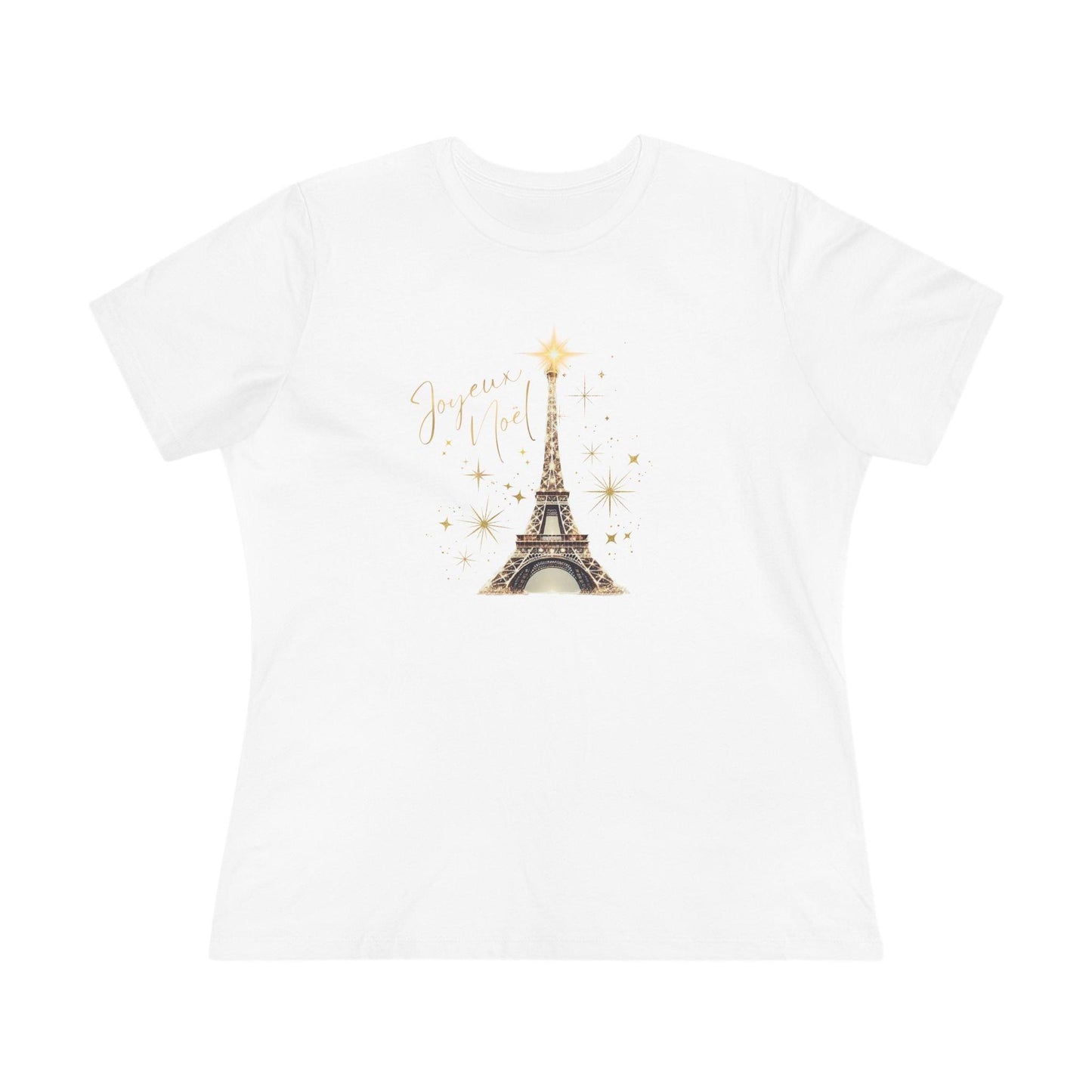 ✨ Joyeux Noël Women's Tee 🗼 A touch of Parisian elegance. - Whippie's