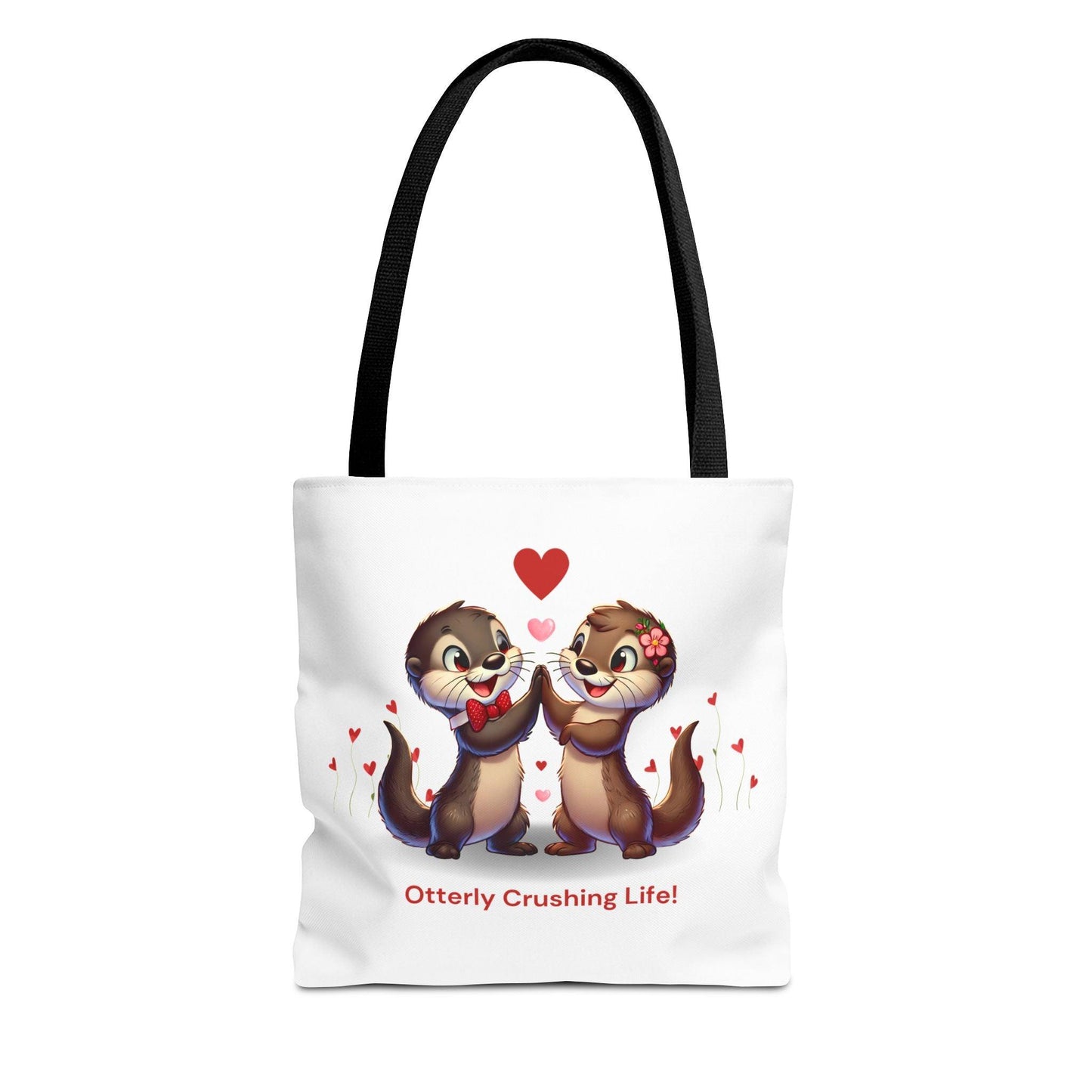 Otterly Crushing Life! Tote Bag - Carry Your World, Otter Style 🦦💖 - Whippie's