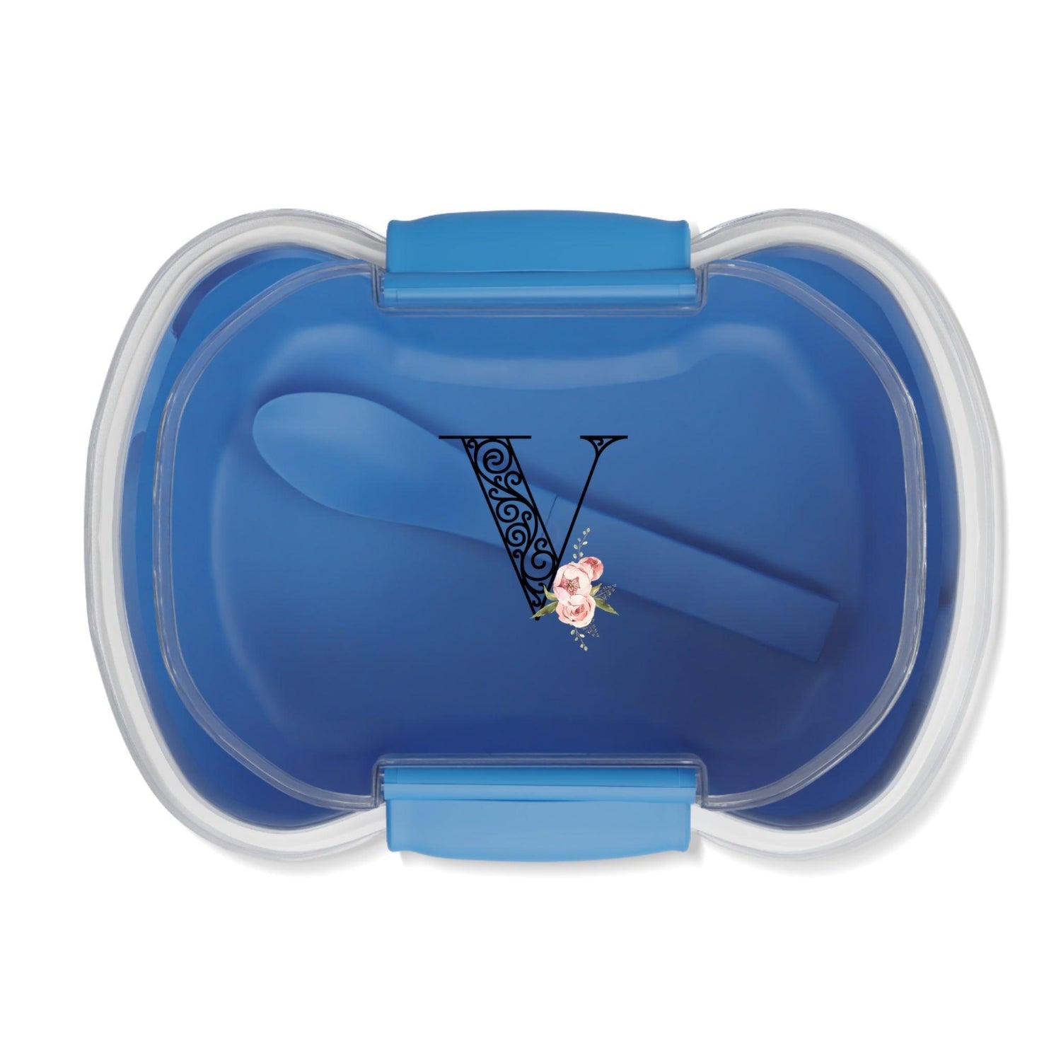 Floral Letters: Letter V - Peony - Two-tier Bento Box - Whippie's