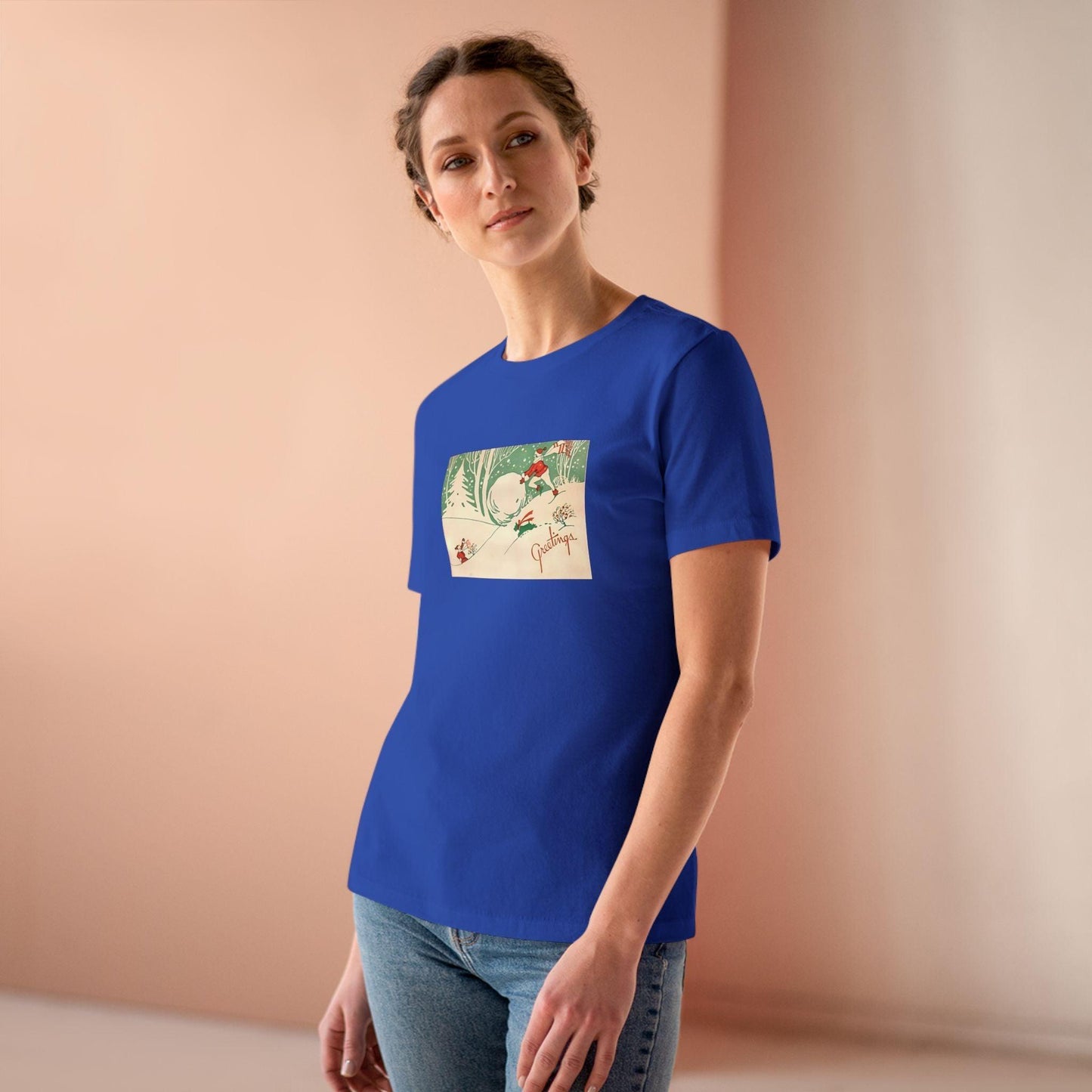 Greetings - Snow Fun - Women's Tee - Whippie's