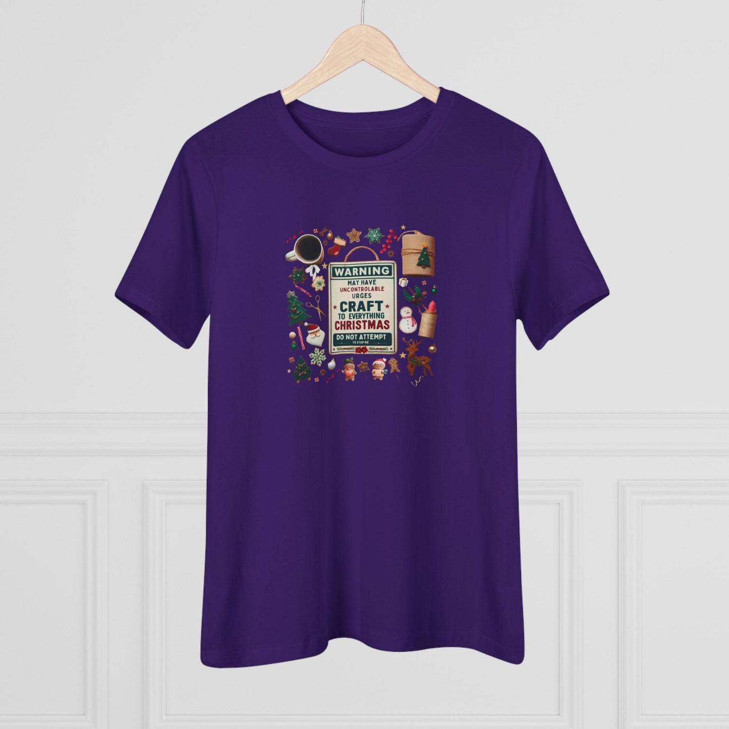 Warning: Uncontrollable Urge to Craft - Women's Softstyle Tee - Whippie's