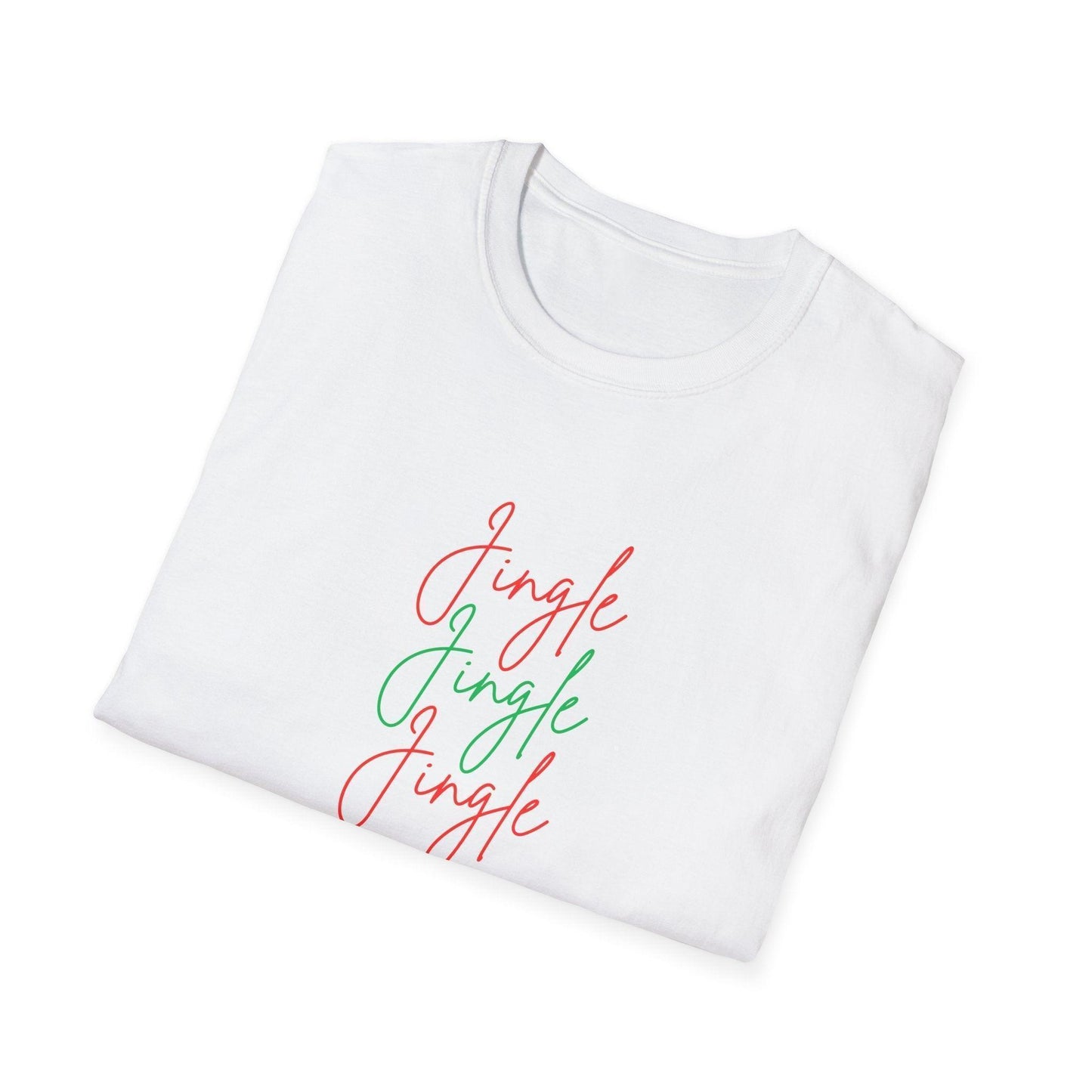 Jingle Jingle Jingle: All the Way to Christmas Fun! 🎄🎉🎁 - Unisex Softstyle T-shirt - Whippie's