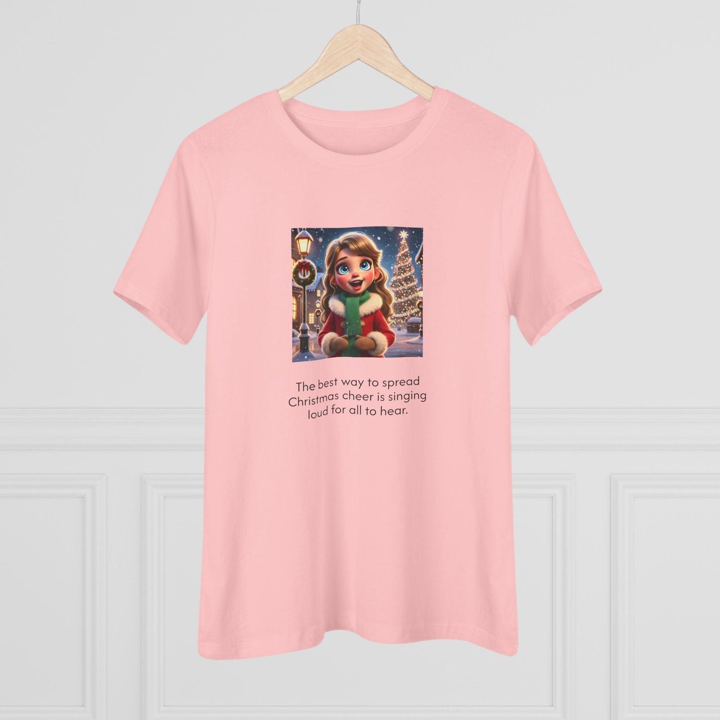 Caroler - Christmas Cheer - DBH Girl - Women's Softstyle Tee - Whippie's