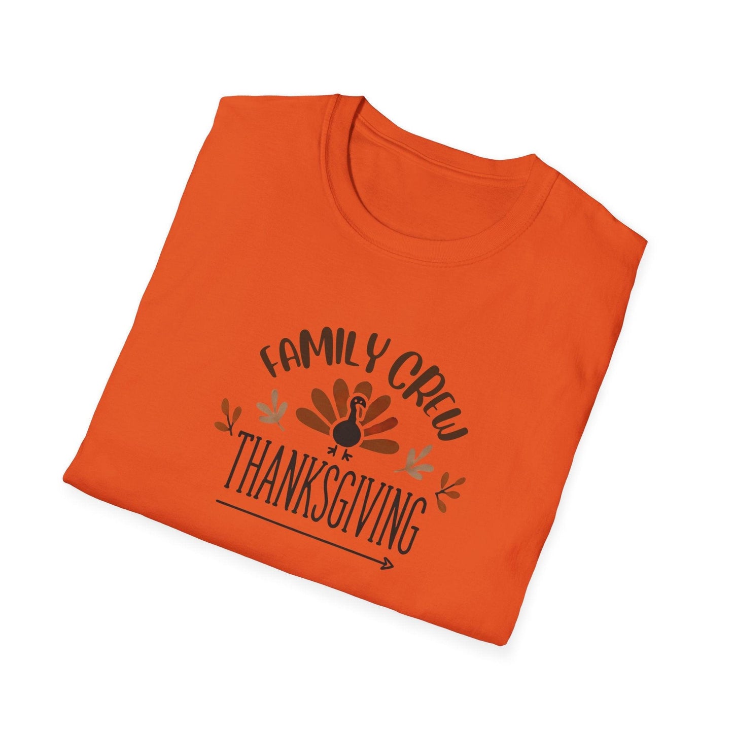 Thanksgiving Family Crew - Gobble 'Til You Wobble with Your Favorite Crew! 🦃🍁 Unisex T-Shirt - Whippie's