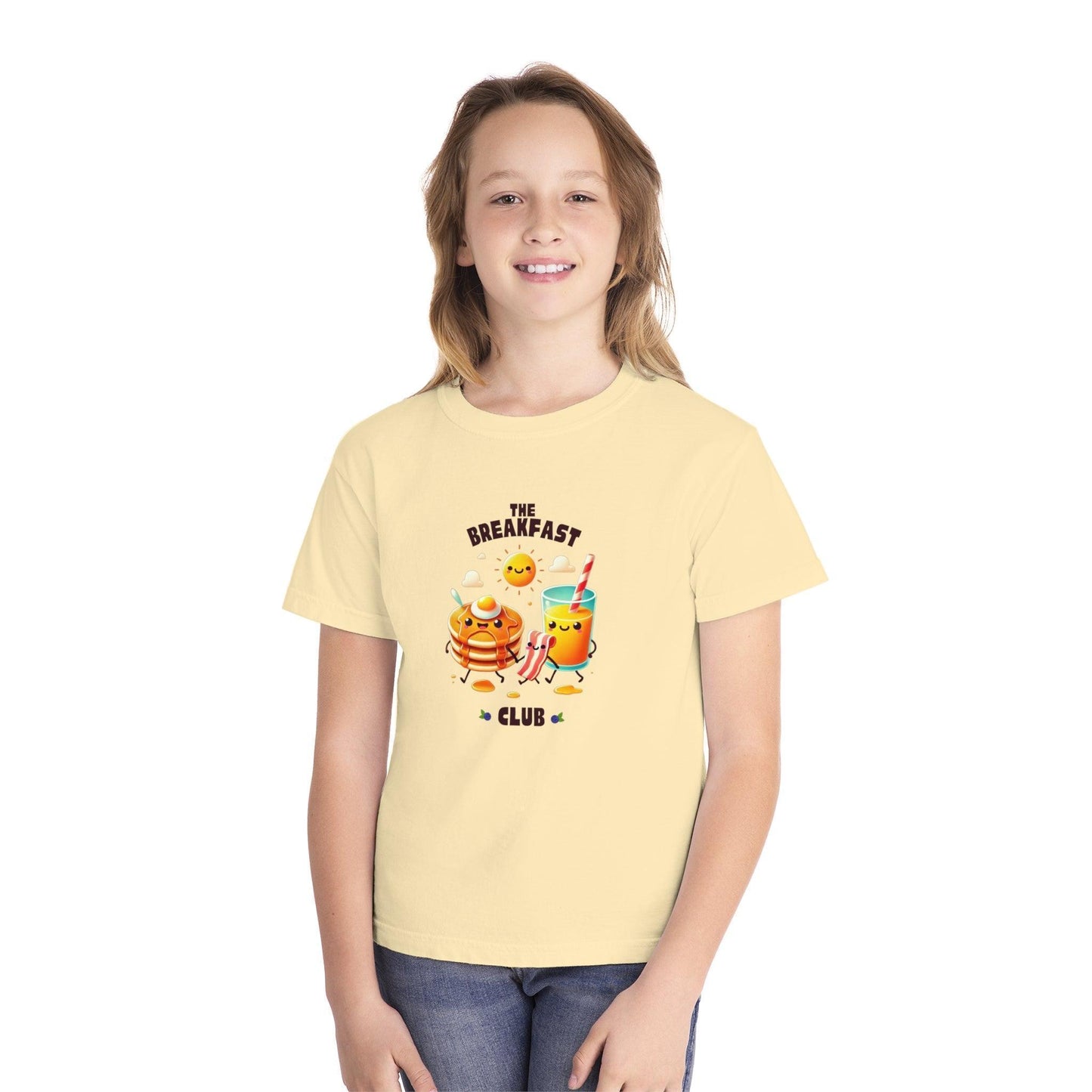 🥞 Breakfast Club 🍳 Youth Midweight Tee ☀️ Rise and shine, breakfast time! - Whippie's