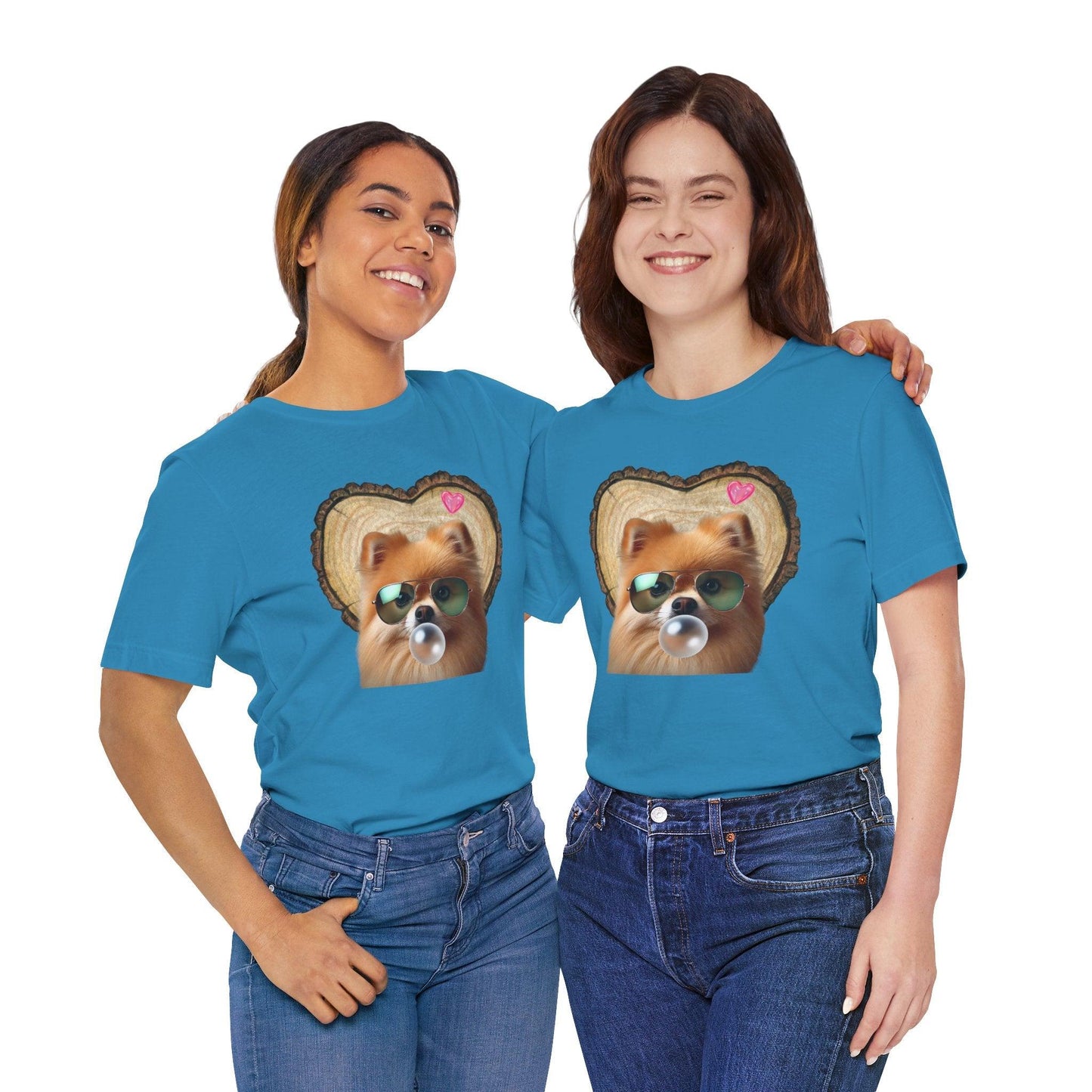 Pom Love Unisex Jersey Tee - 🐶💖 Spread the Pom Love! 💖🐶 - Whippie's