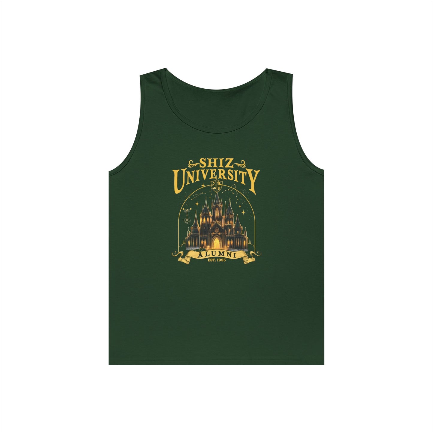 Shiz University Alumni Tank Top | Unisex Heavy Cotton | Graduation Gift, College Apparel, Summer Wear, Casual Outfit, School Spirit - Whippie's
