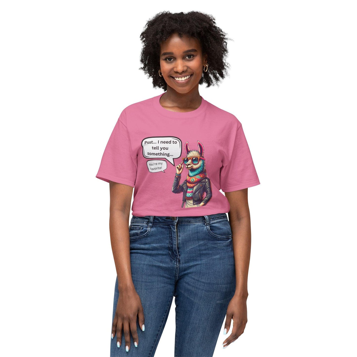 Psst... You're My Favorite! Unisex HD Cotton T-Shirt - Who's Really Their Favorite? π - Whippie's