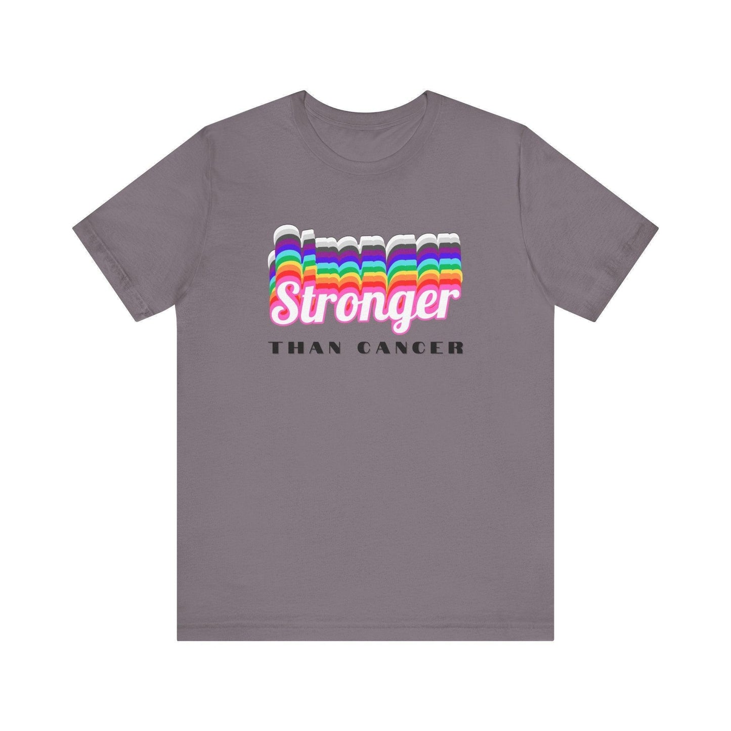 💪 Stronger Than Cancer 🎗️ Unisex Jersey Tee ✨ Show your support, wear your strength. - Whippie's
