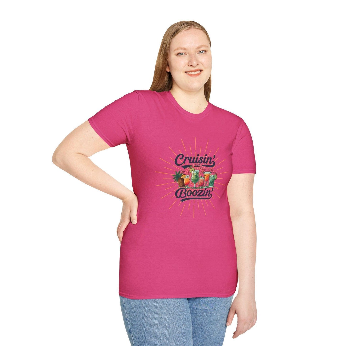 Cruisin' and Boozin Unisex Tee ๐ณ๏ธ๐น - Whippie's