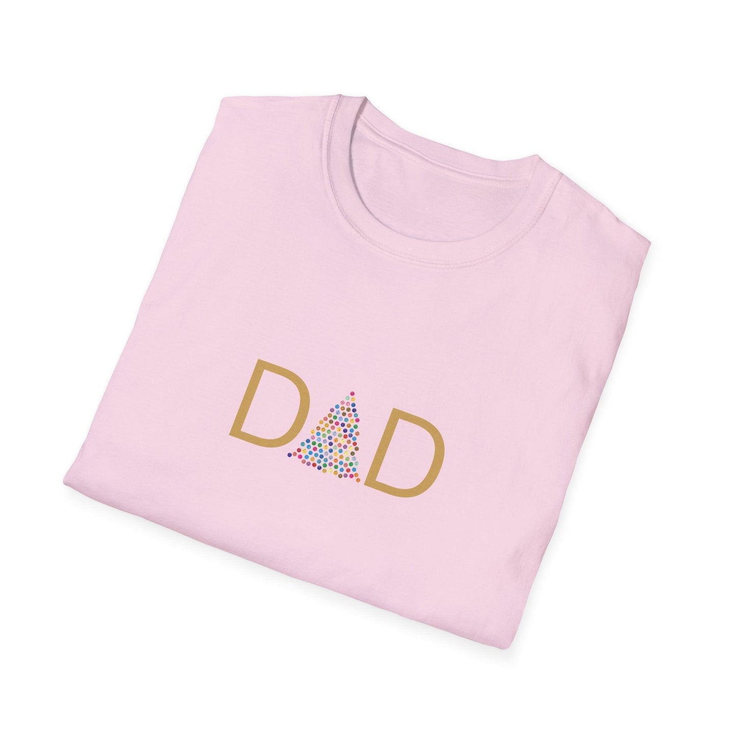 DAD 🎄 - Golden Christmas Dad! ✨🎁- Mens Softstyle T-shirt - Whippie's