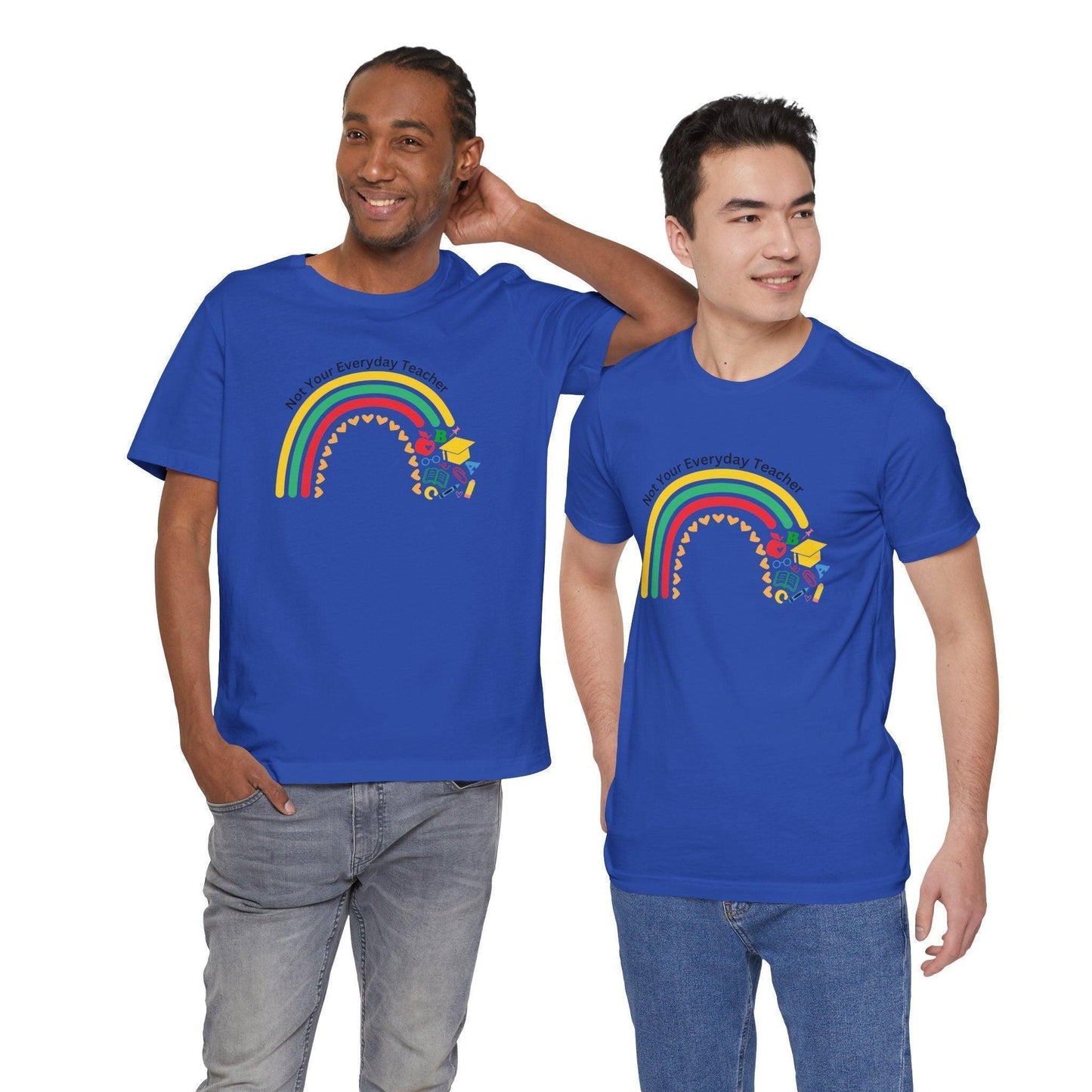 🌈 Not Your Everyday Teacher ❤️ Unisex Jersey Tee ✨ - Whippie's