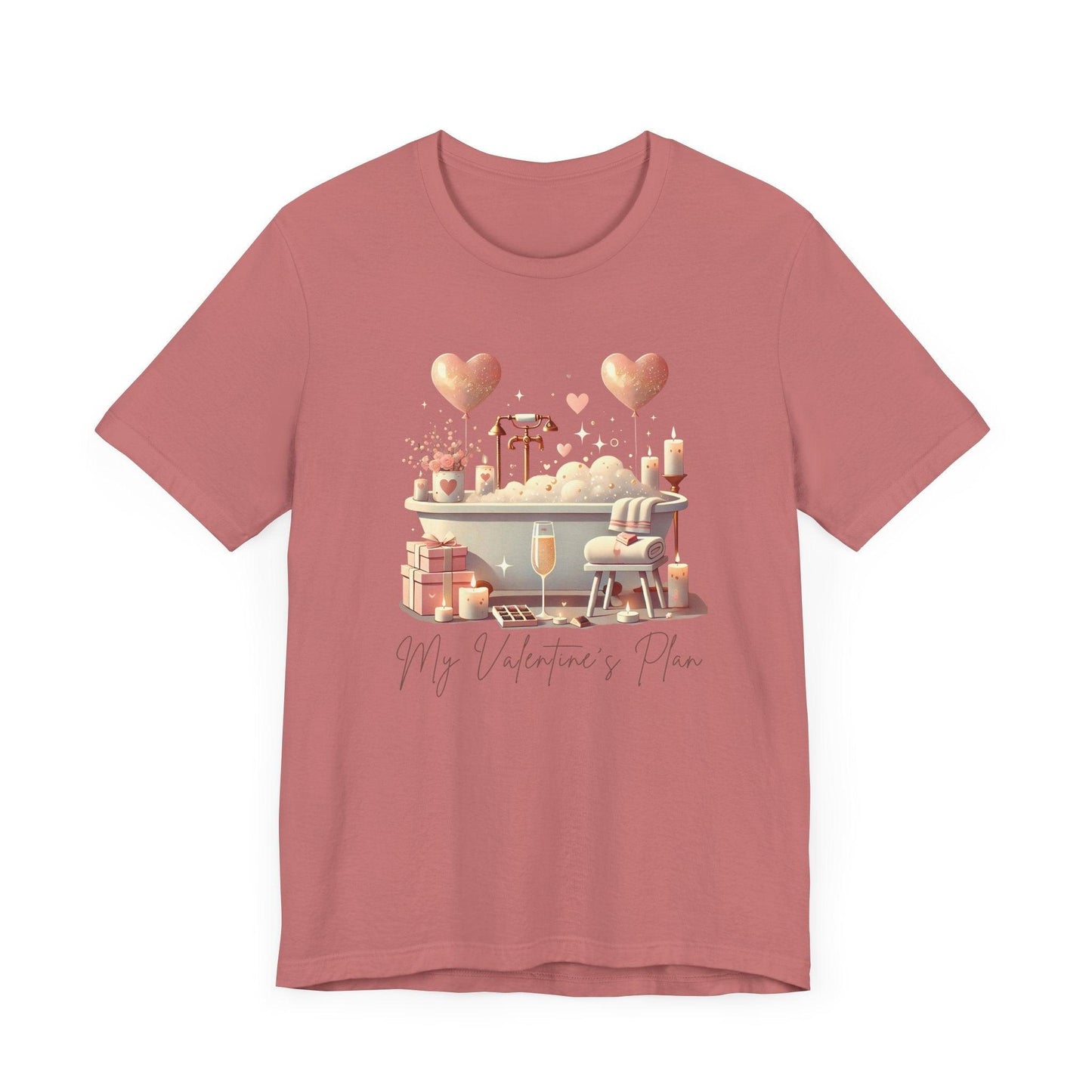 💖 My Valentine's Plan vs. Reality 🛁 Unisex Jersey Tee ✨ Expectation vs. Reality, the Valentine's Day edition! - Whippie's