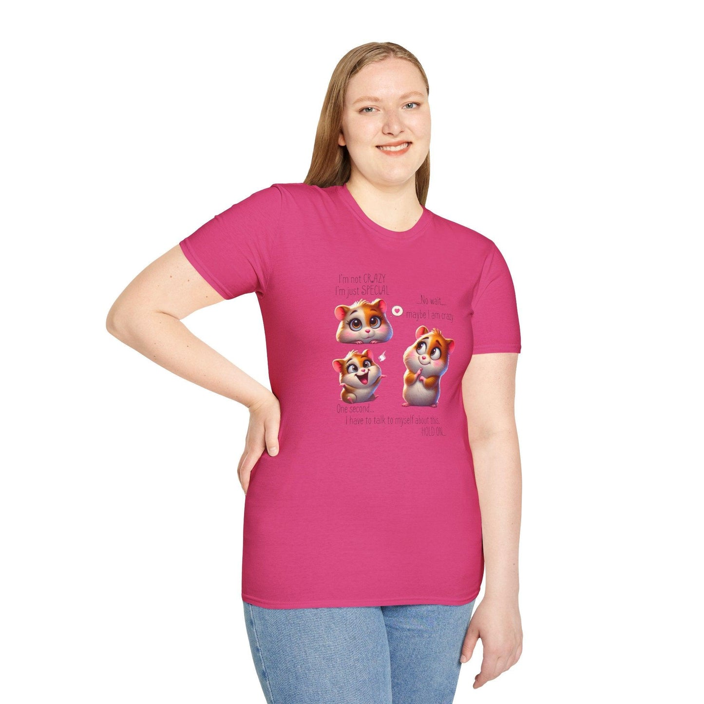 I'm Not Crazy, I'm Just Special Unisex Tee - Embrace Your Quirks!🐹💭 - Whippie's