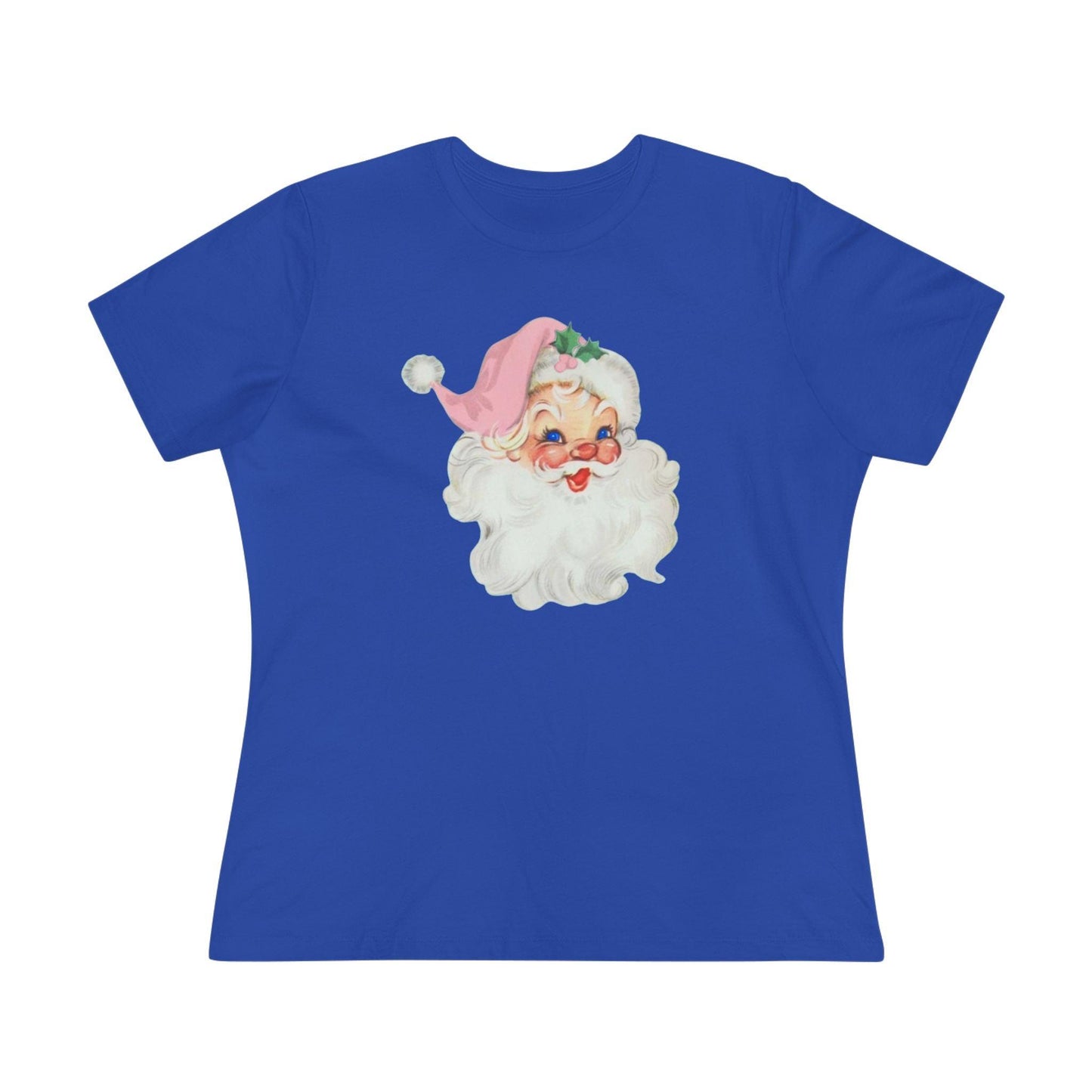 Blue-Eyed Santa Tee - Santa's Got the Blues (and We Love It!) 💙🎅 - Women's Softstyle Tee - Whippie's